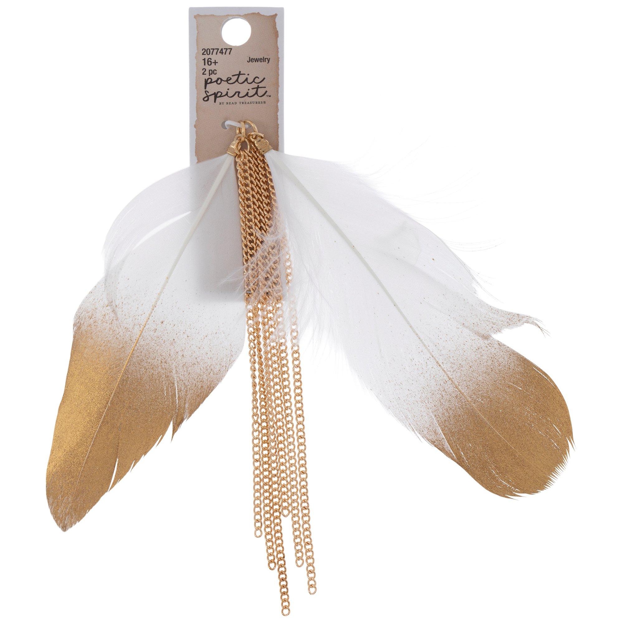 Feather & Chain Tassel Pendants Hobby Lobby 2077477