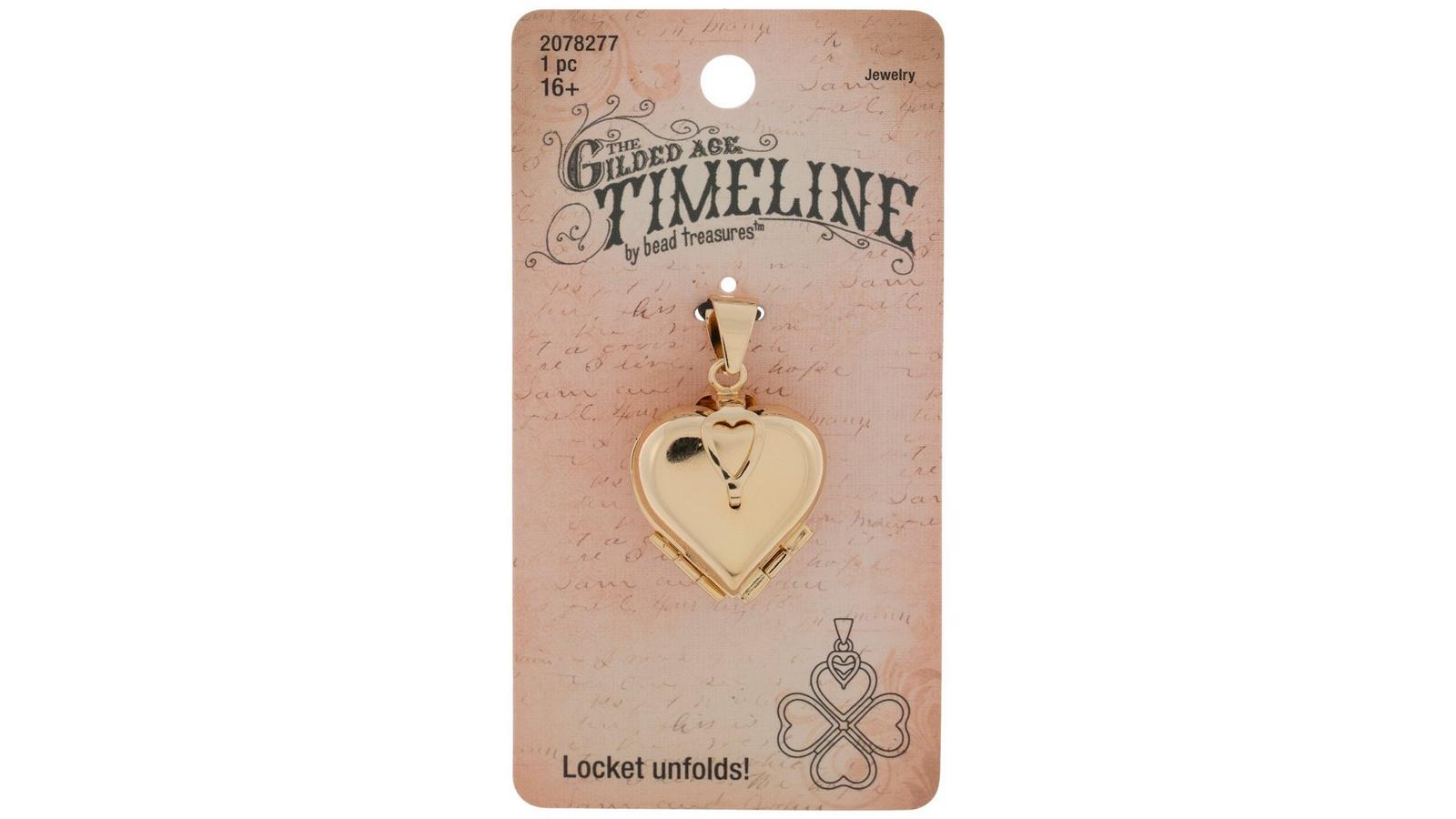 Hinged Heart Locket Pendant | Hobby Lobby | 2078277
