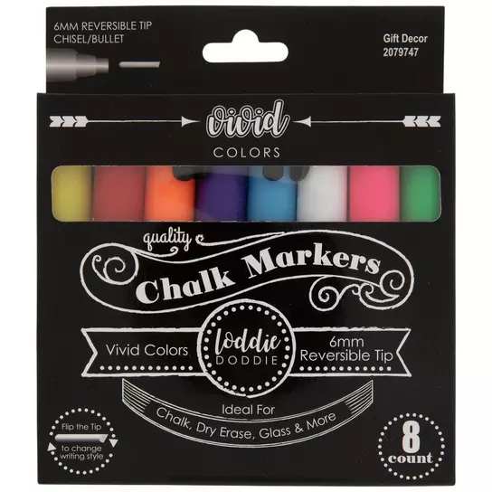PlumoToys® 40 Pcs Chalk Set 10 colors washable colorful chalk set