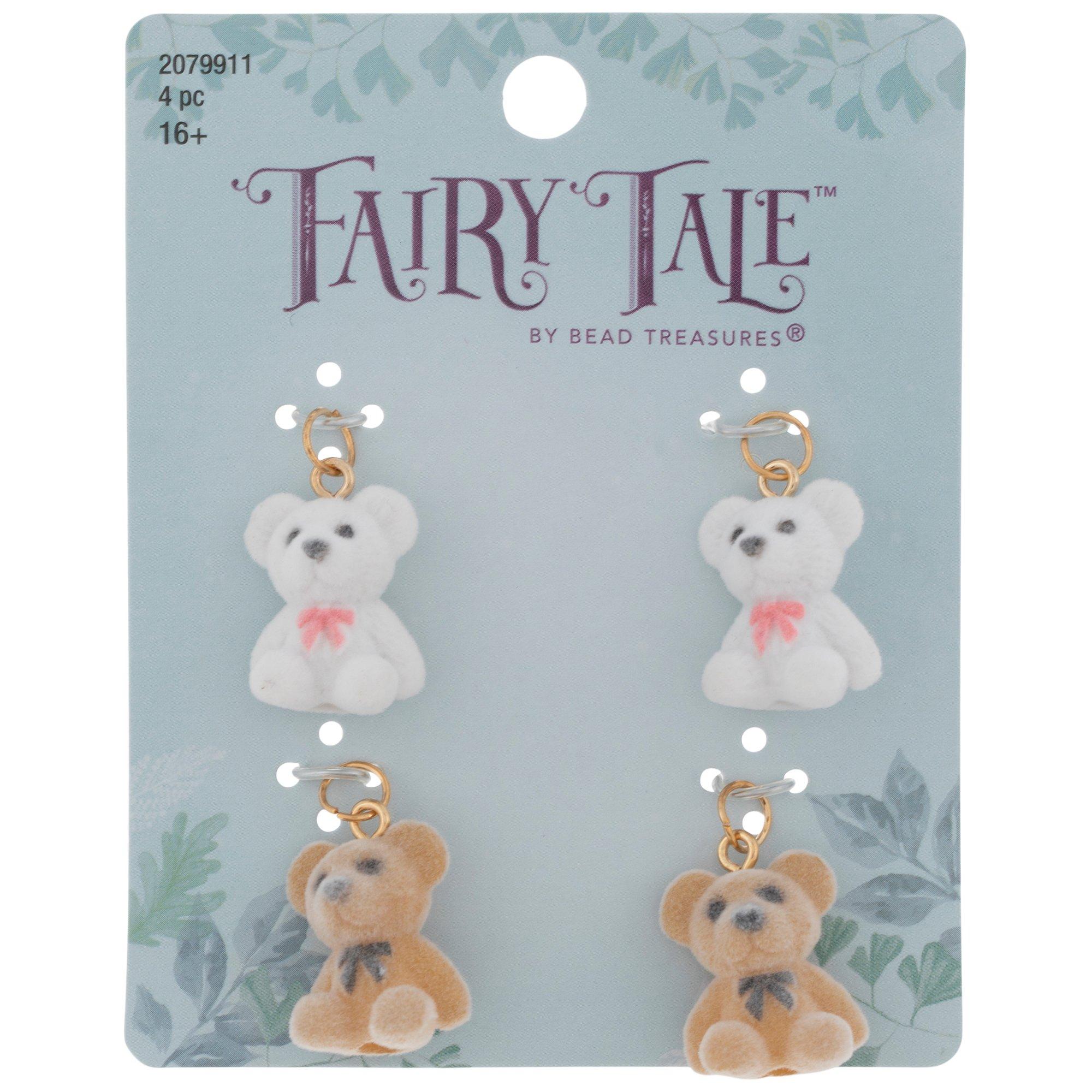 Fuzzy Teddy Bear Charms Hobby Lobby 2079911