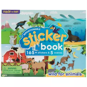 Wild For Animals Repositionable Sticker Book