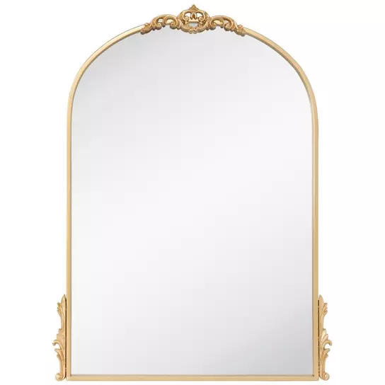 Bedroom Mirror Bathroom Mirror Wall Mirror Handmade gold bow Brass