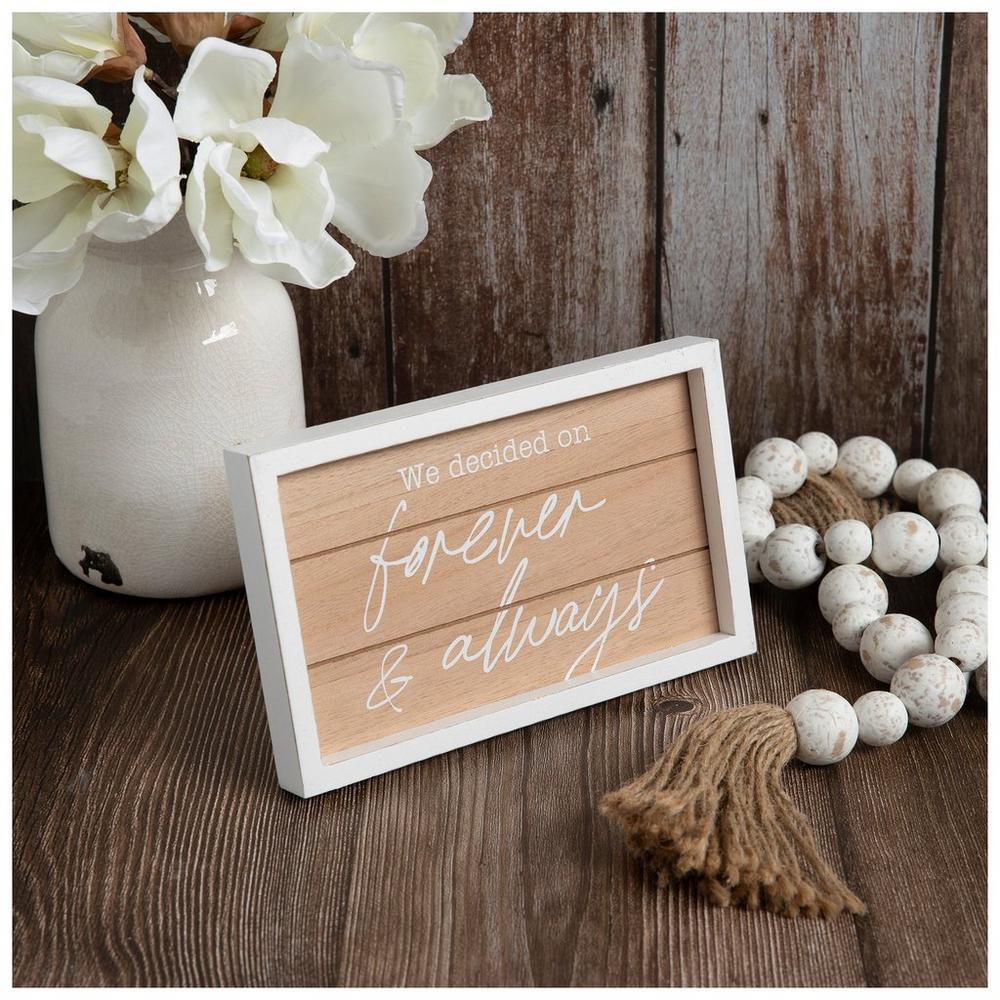 HOBBY LOBBY Forever Always Wood Decor