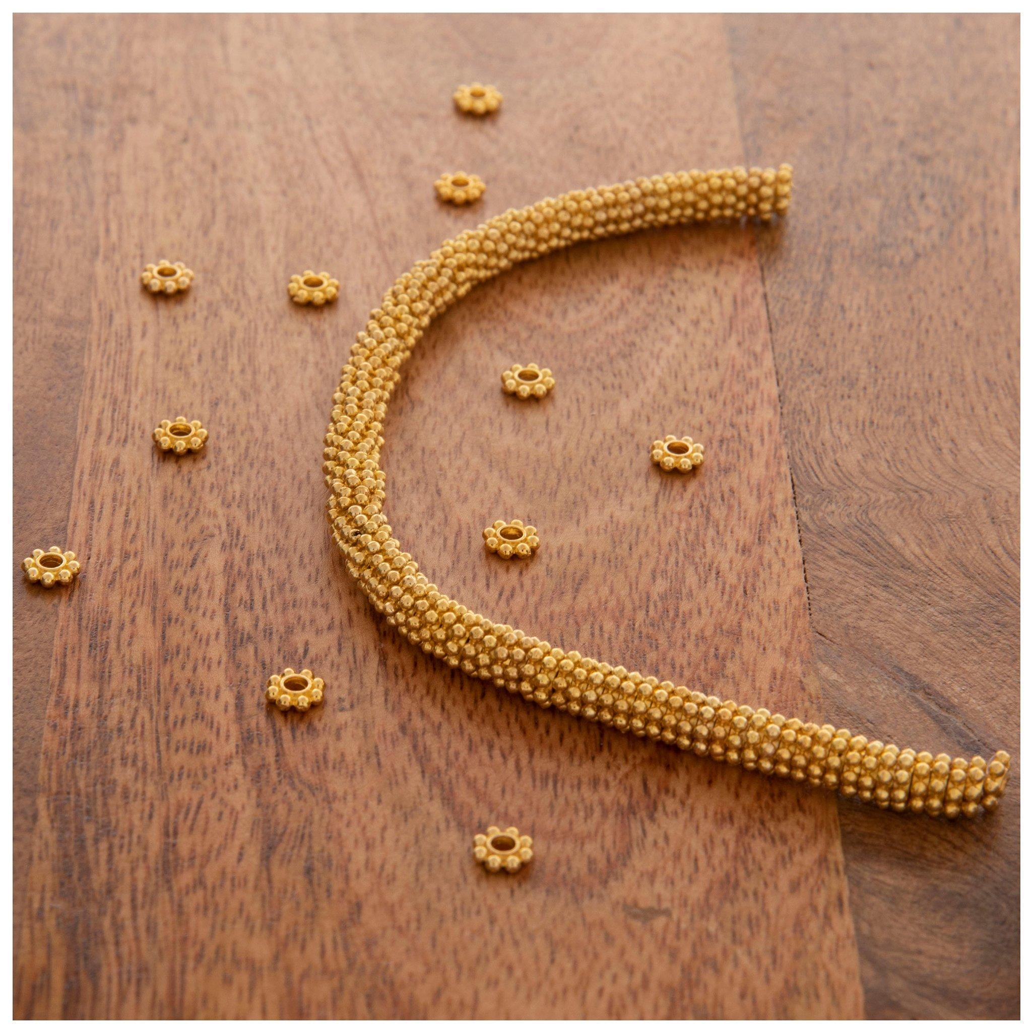 Daisy Spacer Bead Strand 1.5mm x 5mm Hobby Lobby 2083194