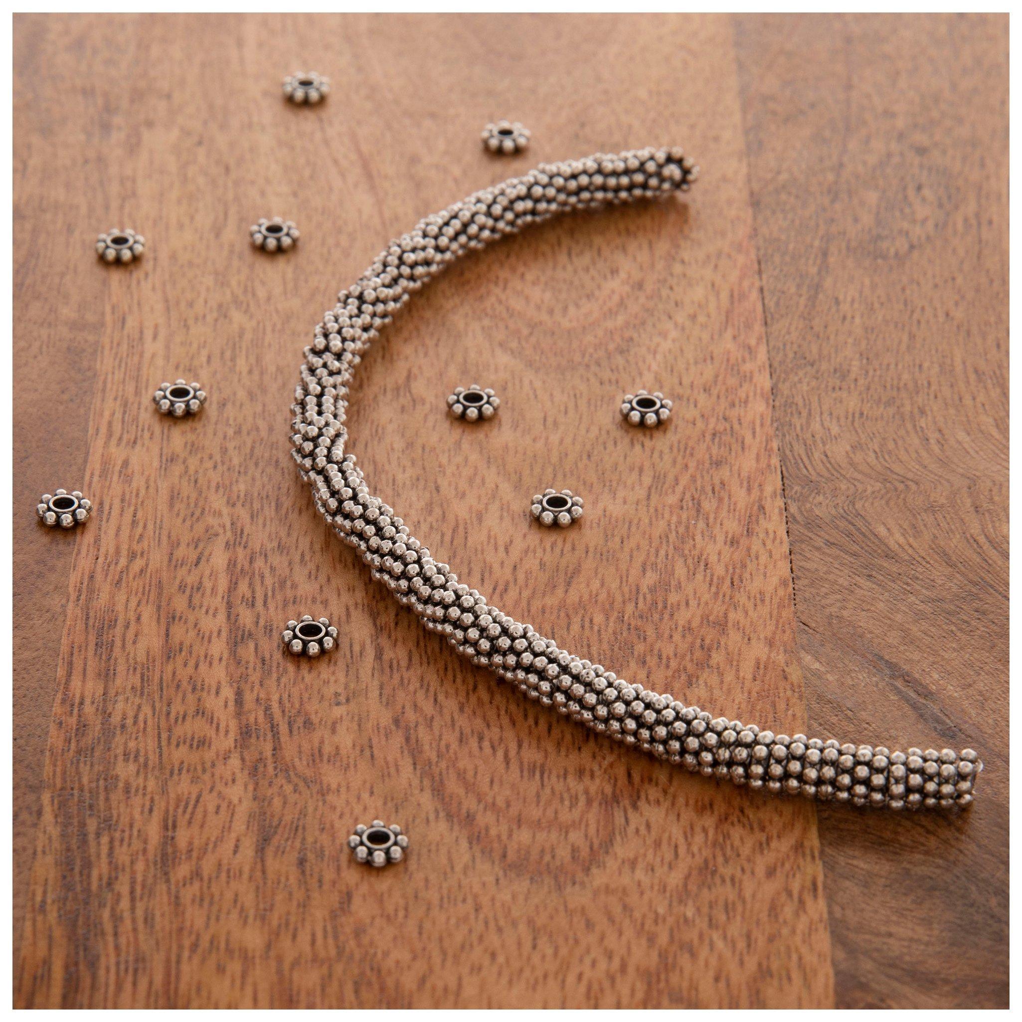 Daisy Spacer Bead Strand 1.5mm x 5.5mm Hobby Lobby 2083236