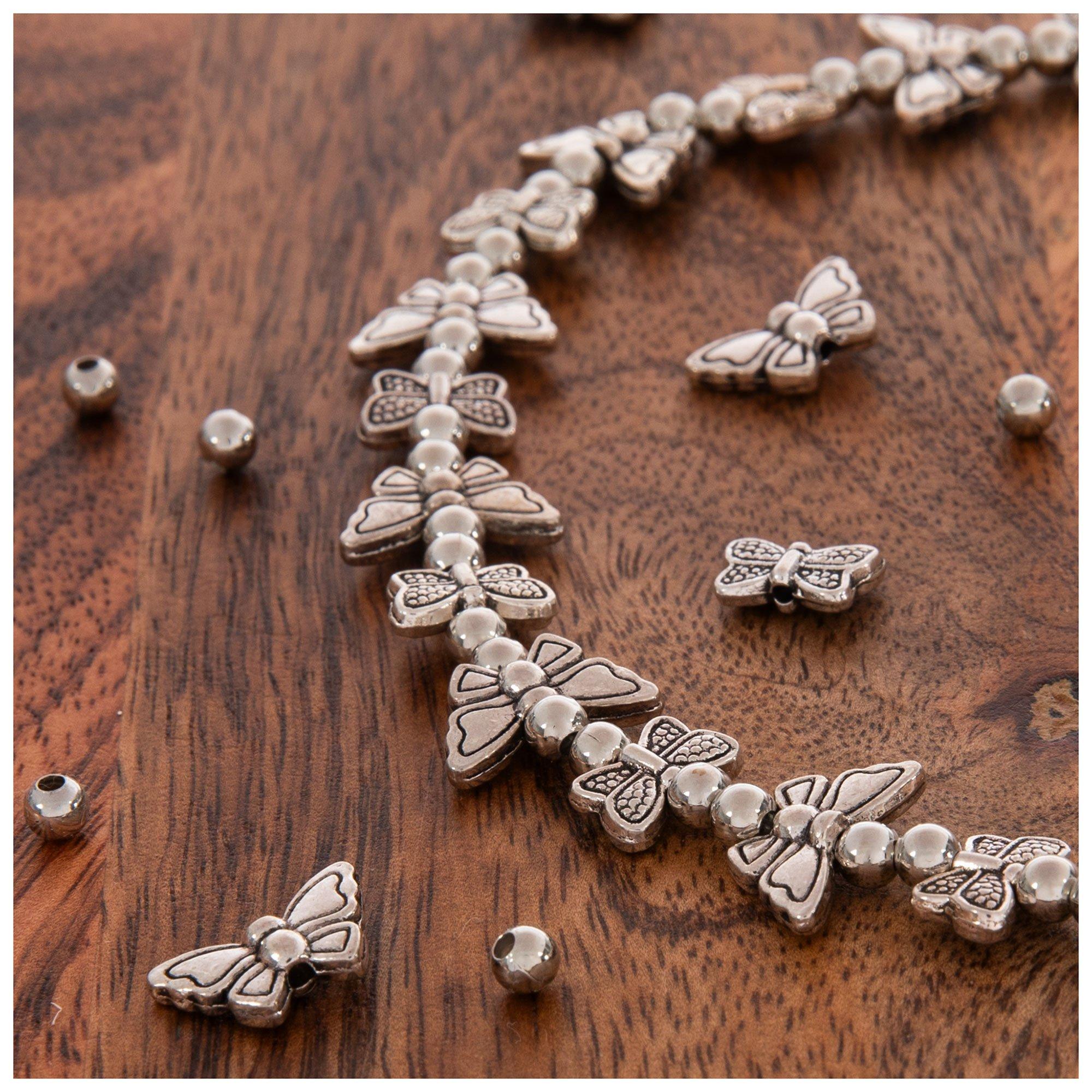Butterfly & Round Spacer Bead Strand Hobby Lobby 2083350