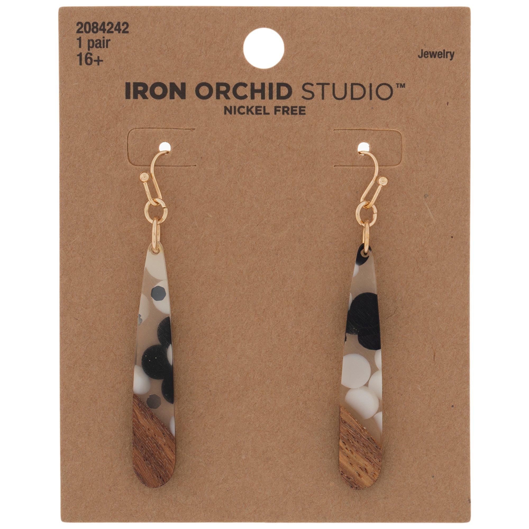 Iron orchid 2024 studio earrings