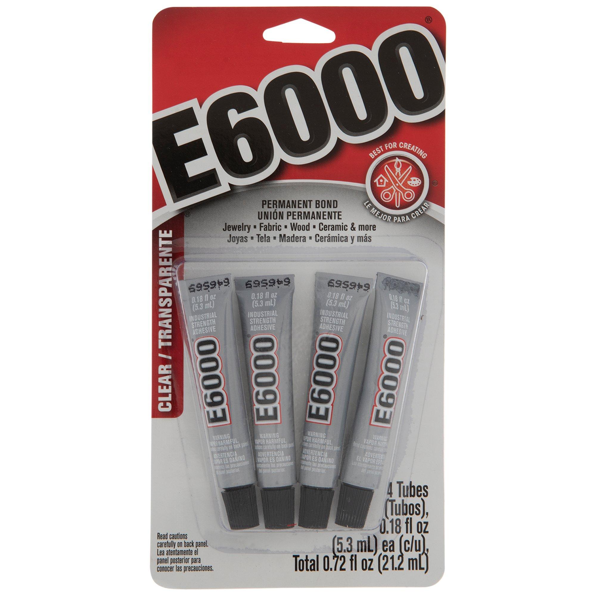 E-6000 Glue Mini Tubes, Adhesive for Crafts, Glue for Craft