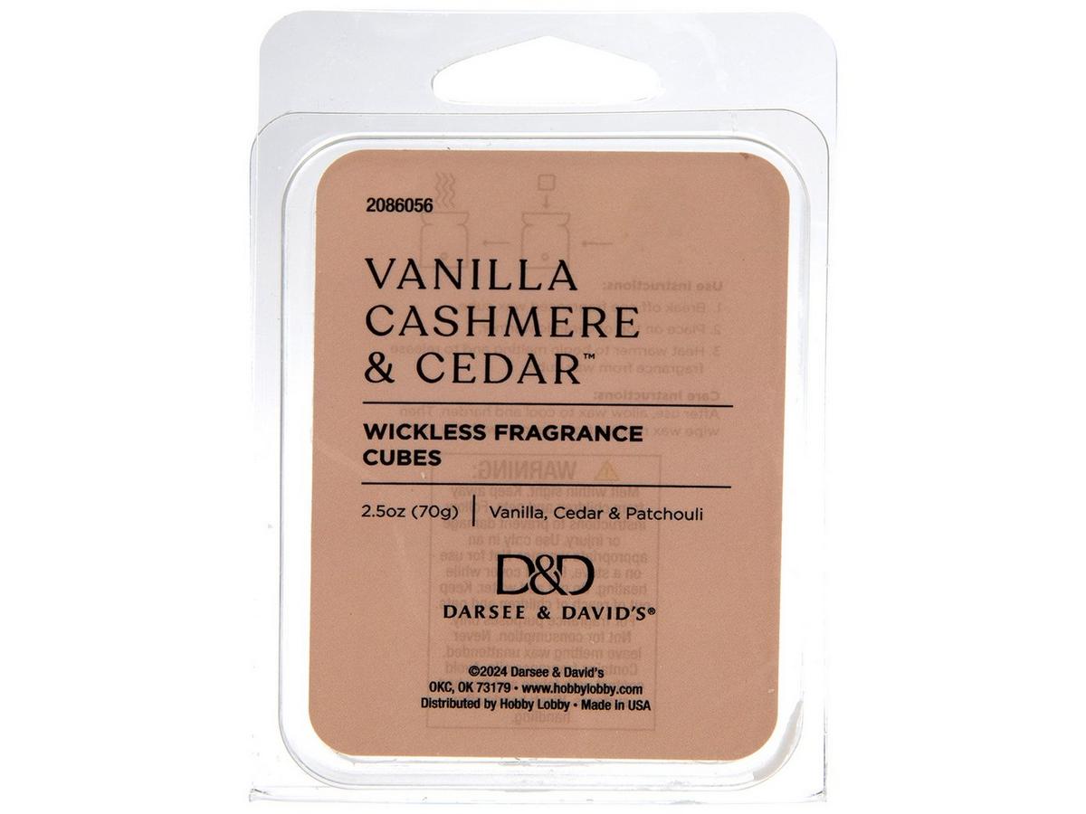 Vanilla Cashmere & Cedar Wax Melts | Hobby Lobby | 2086056