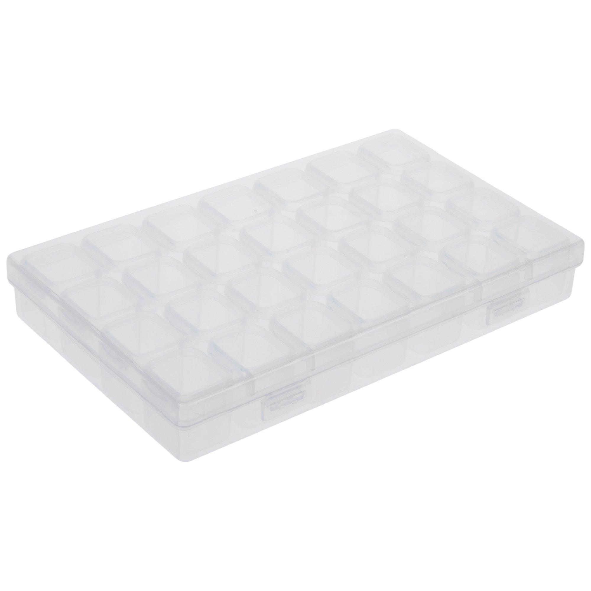 Bead Storage Containers W/Lids 2.5 X1.5 4/Pkg, 1 count - Gerbes