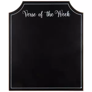 Verse Of The Week Chalkboard Wood Decor