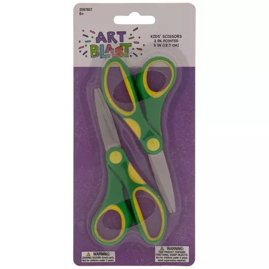 Fiskars Spring Scissors Preschool, Assorted Colors 2-Pack