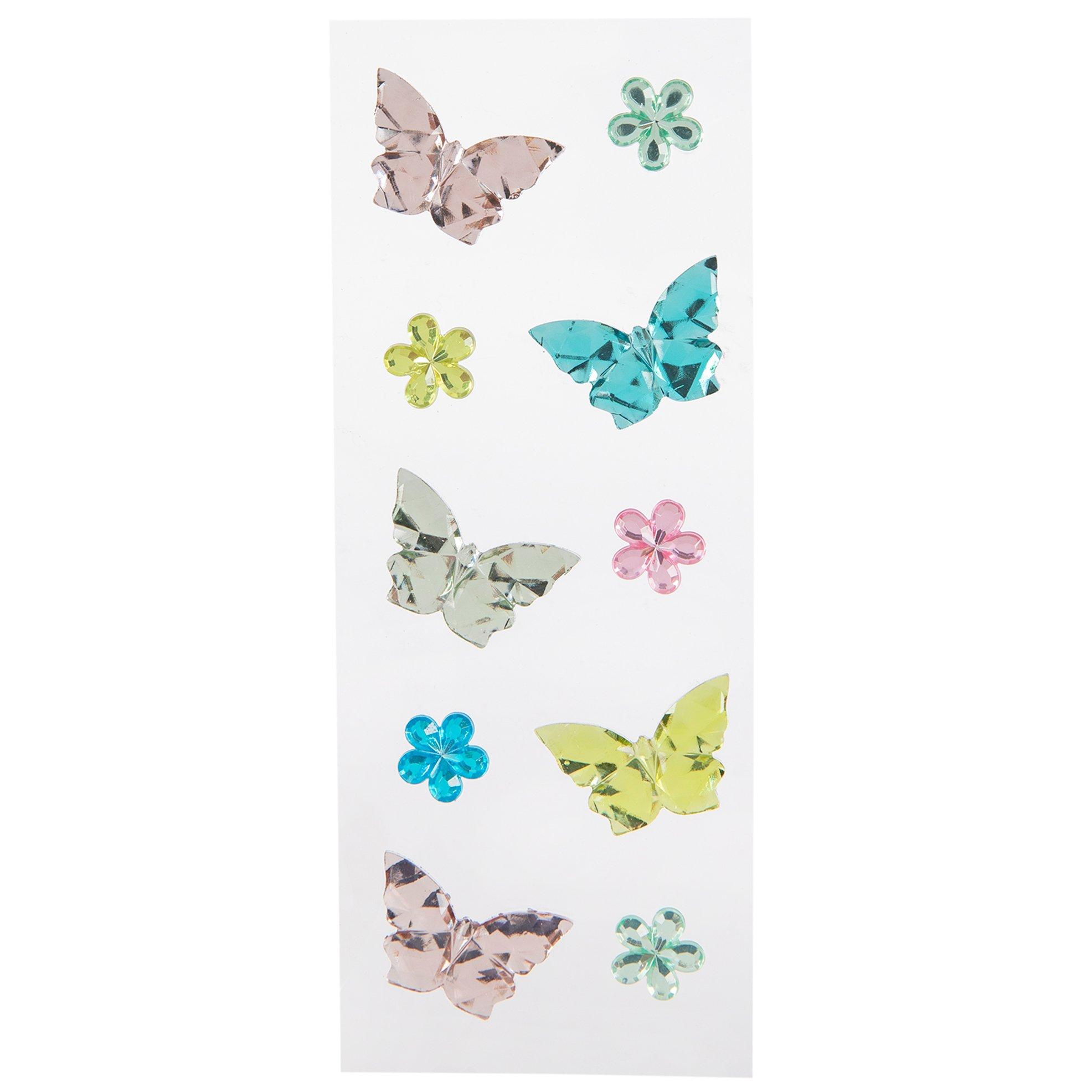 Butterflies & Flowers Rhinestone Stickers Hobby Lobby 2088508