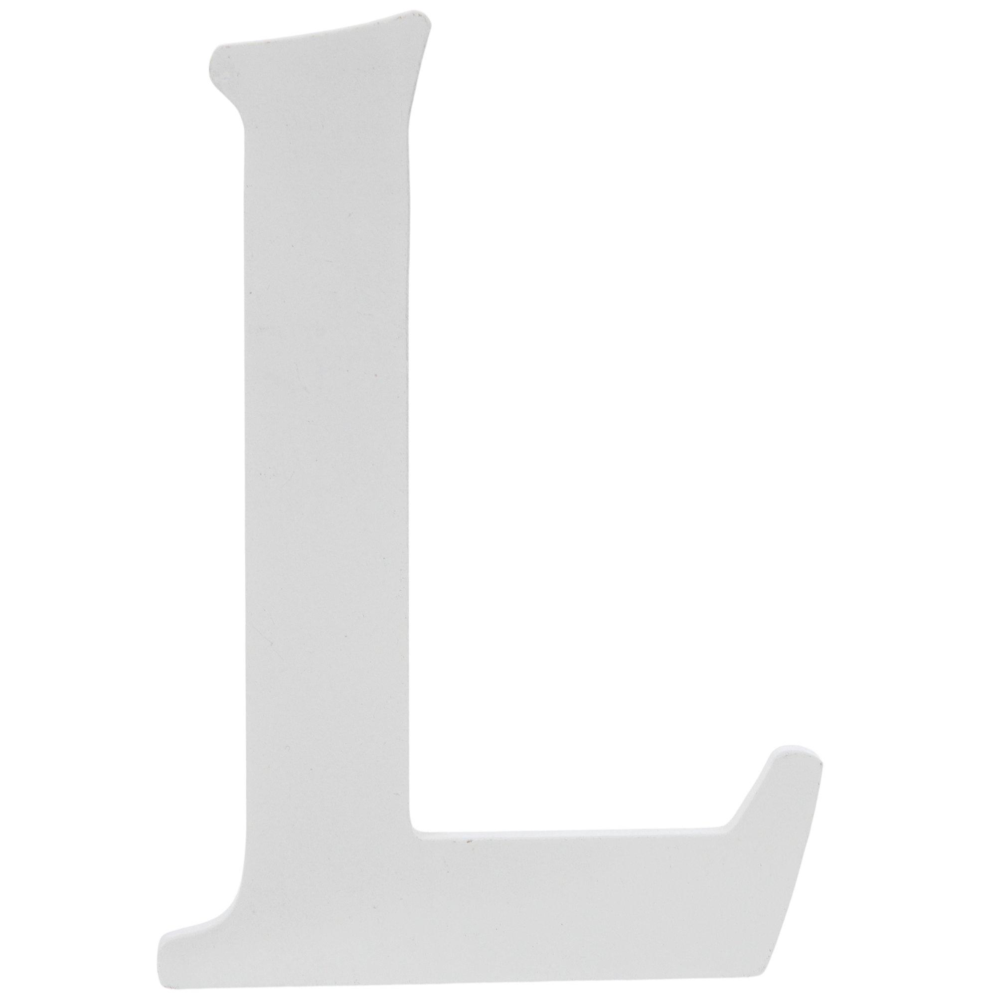 White Wood Letter 6" Hobby Lobby 2089225