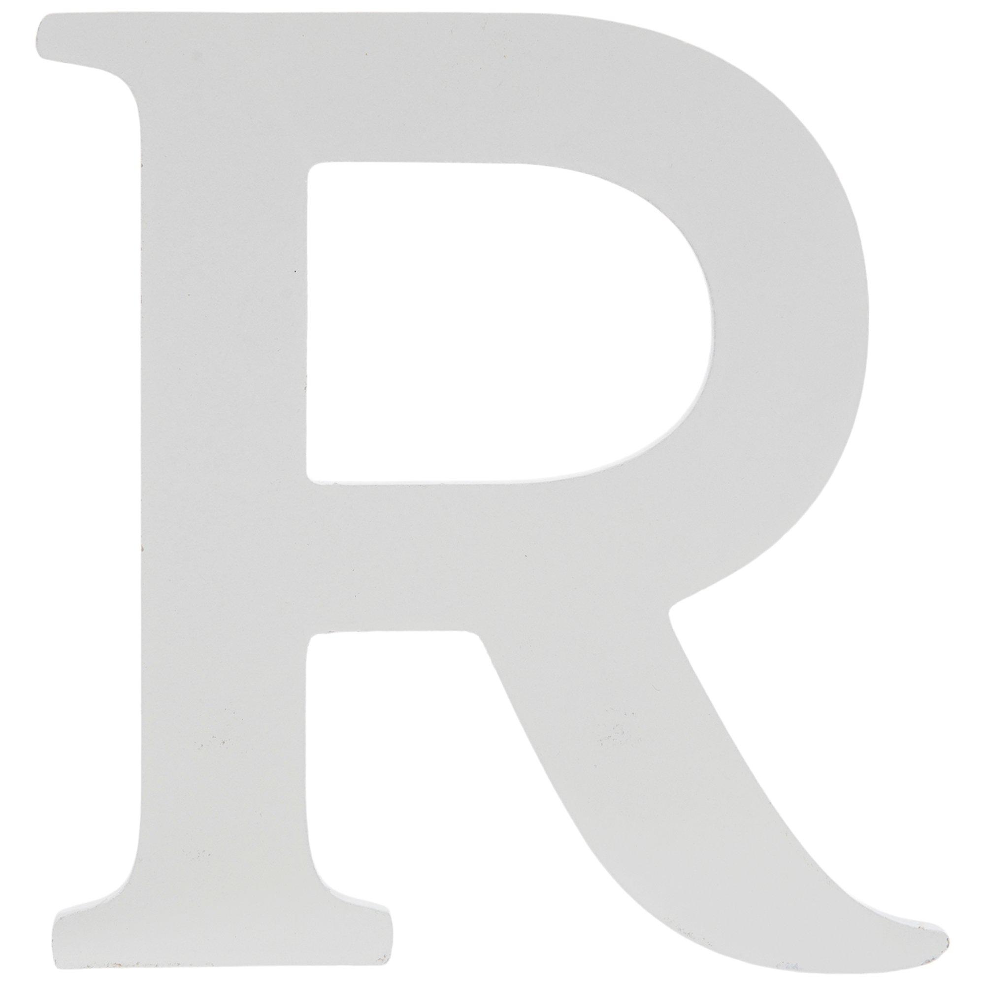 White Wood Letter 6" Hobby Lobby 2089282