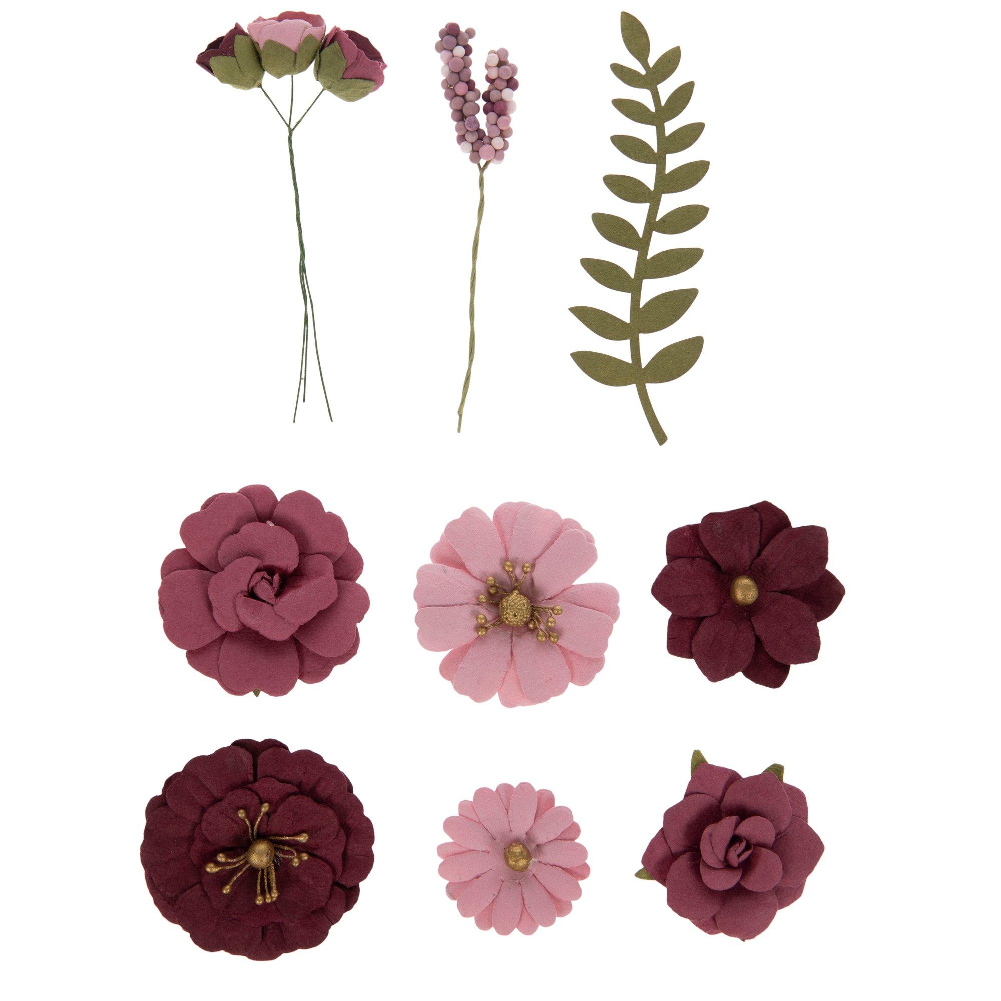 MAGENTA - Stickers muraux - Bouquets de fleurs