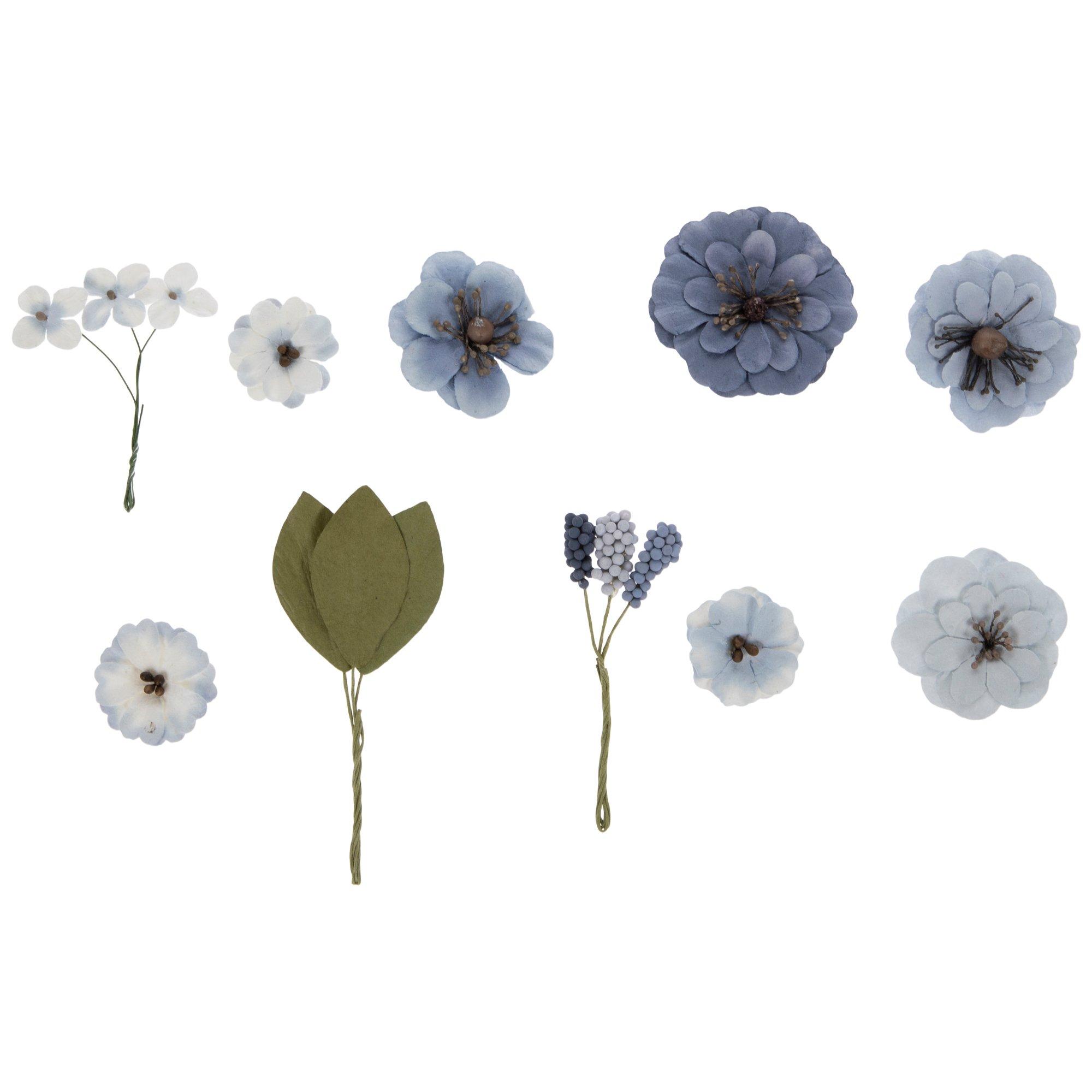 Paper Flower & Pick Embellishments