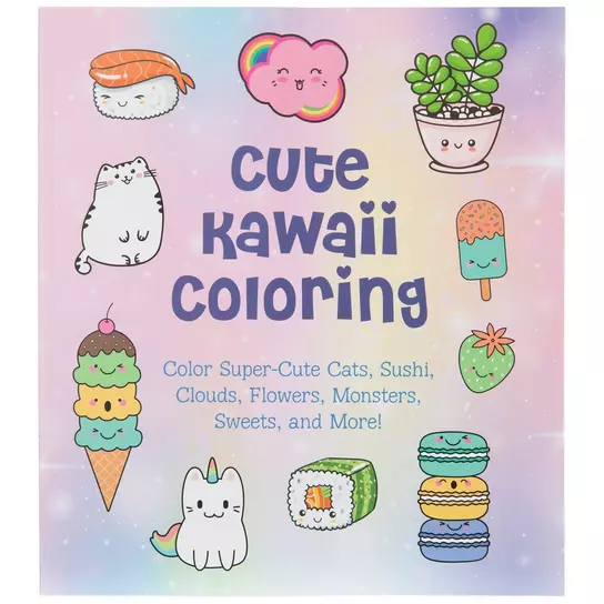 Cute Kawaii Coloring Book for Kids Graphic by FuN ArT · Creative