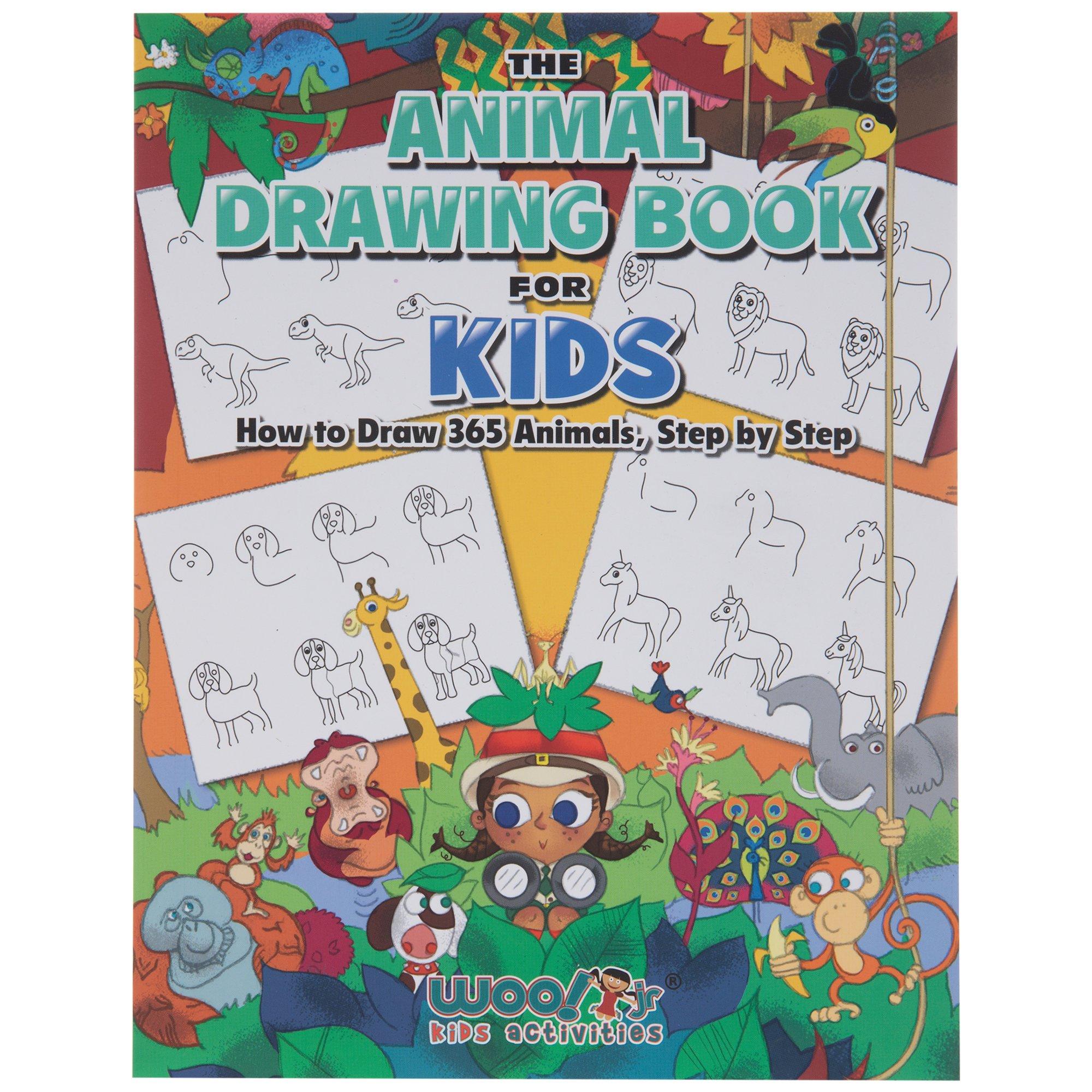 The Drawing Book for Kids: 365 Daily Things to Draw, Step by Step (Art for Kids, Cartoon Drawing) [Book]