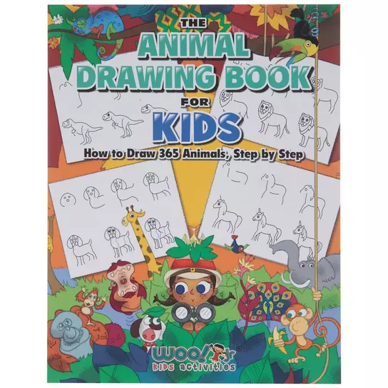 The Drawing Book for Kids: 365 Daily Things To Draw Step By Step