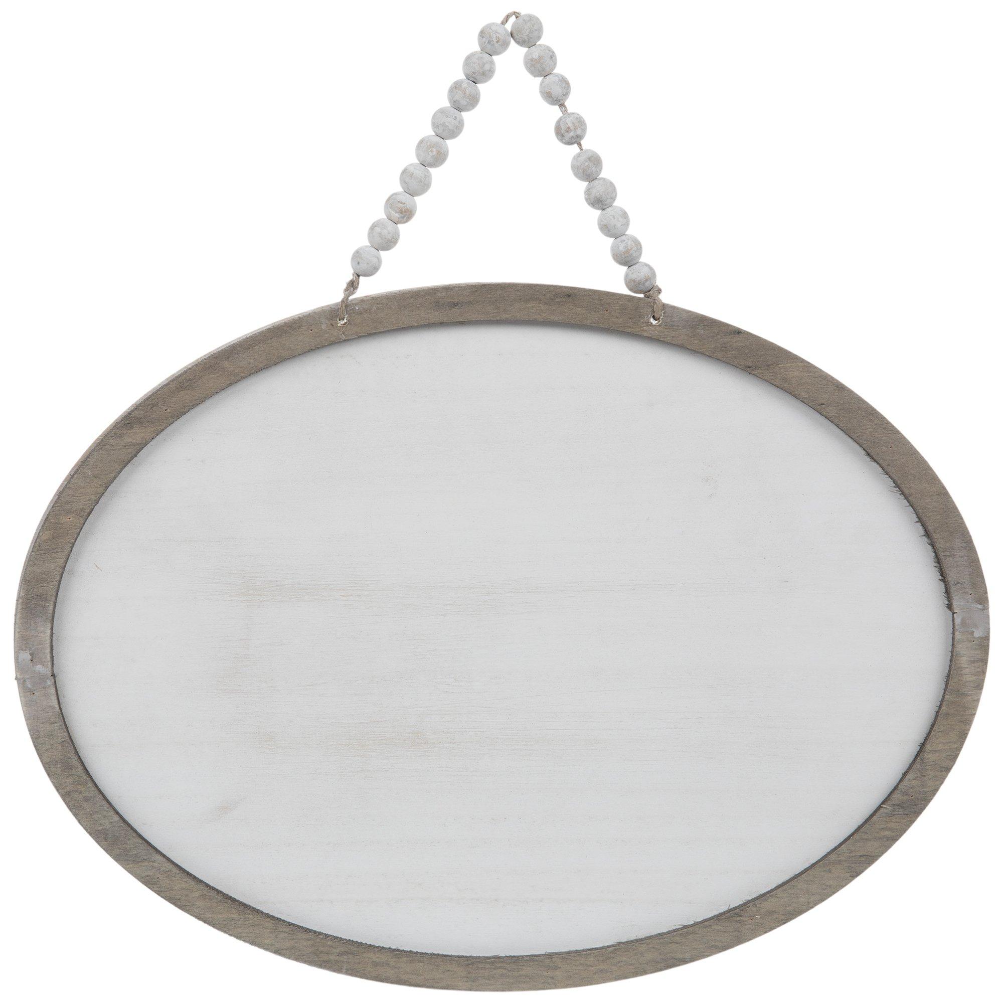 Whitewash Oval Wood Wall Decor Hobby Lobby 2095719
