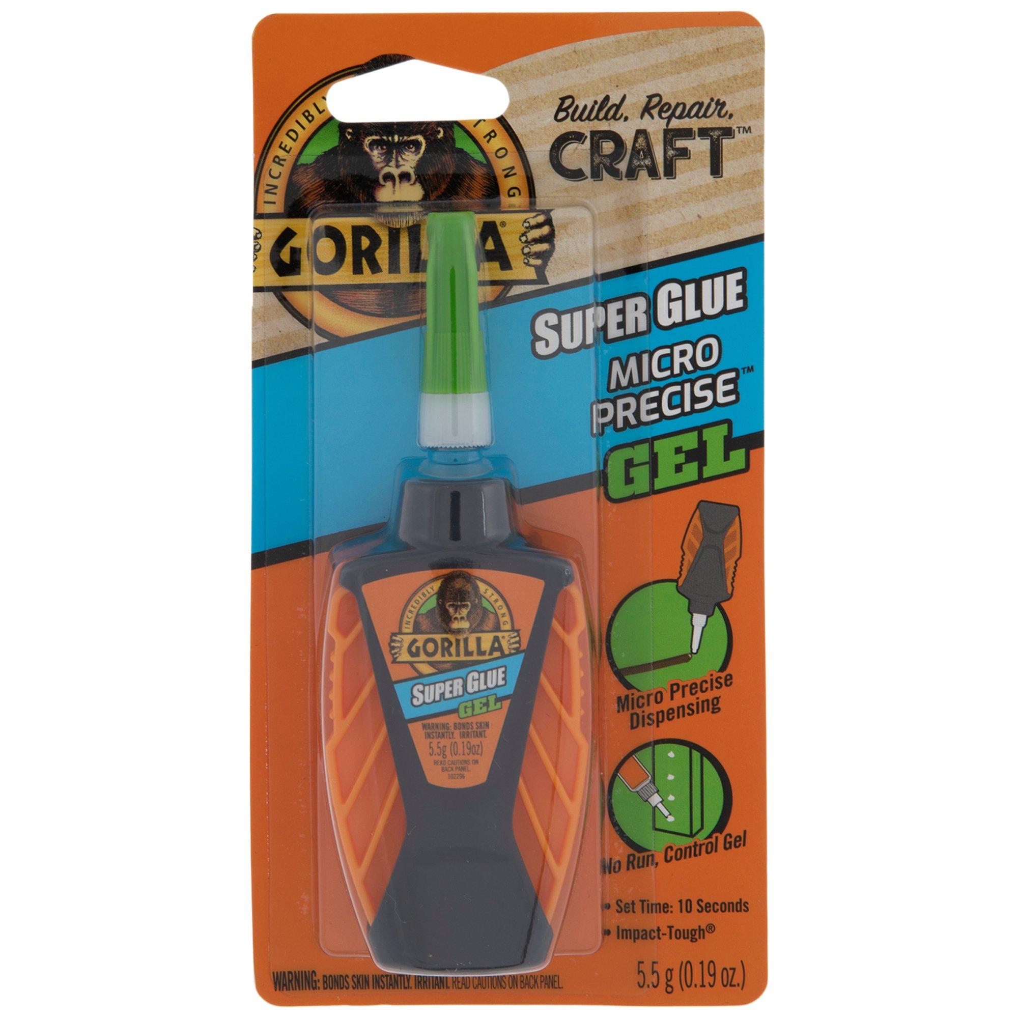 Gorilla Super Glue Gel, Micro Precise - 5.5 g