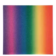 Glitter Rainbow Scrapbook Paper - 12" x 12"
