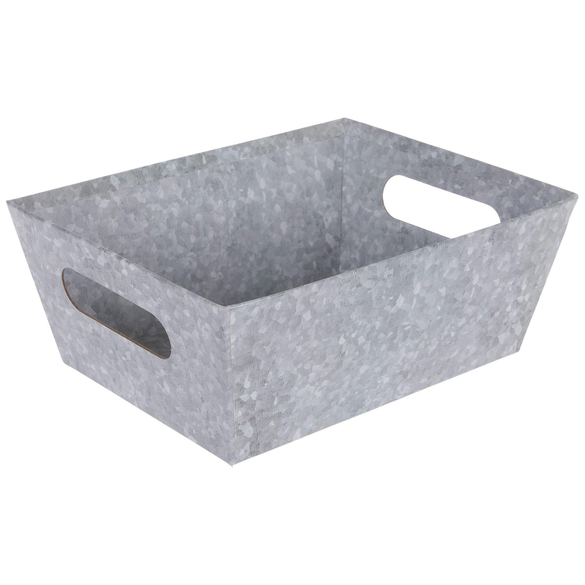 Galvanized Metal Print Container Hobby Lobby 2098994