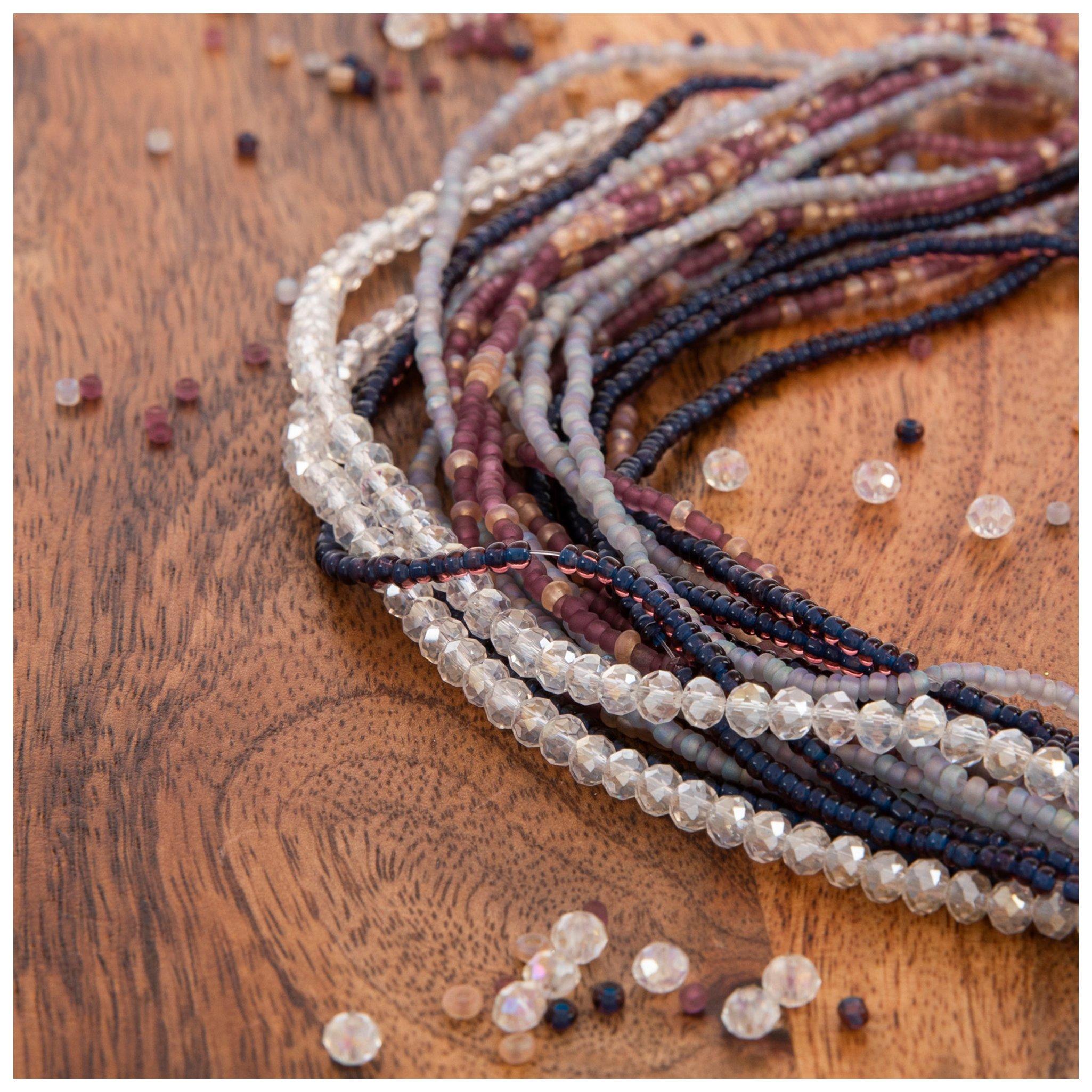 Faceted & Seed Glass Bead Strands Hobby Lobby 2100105