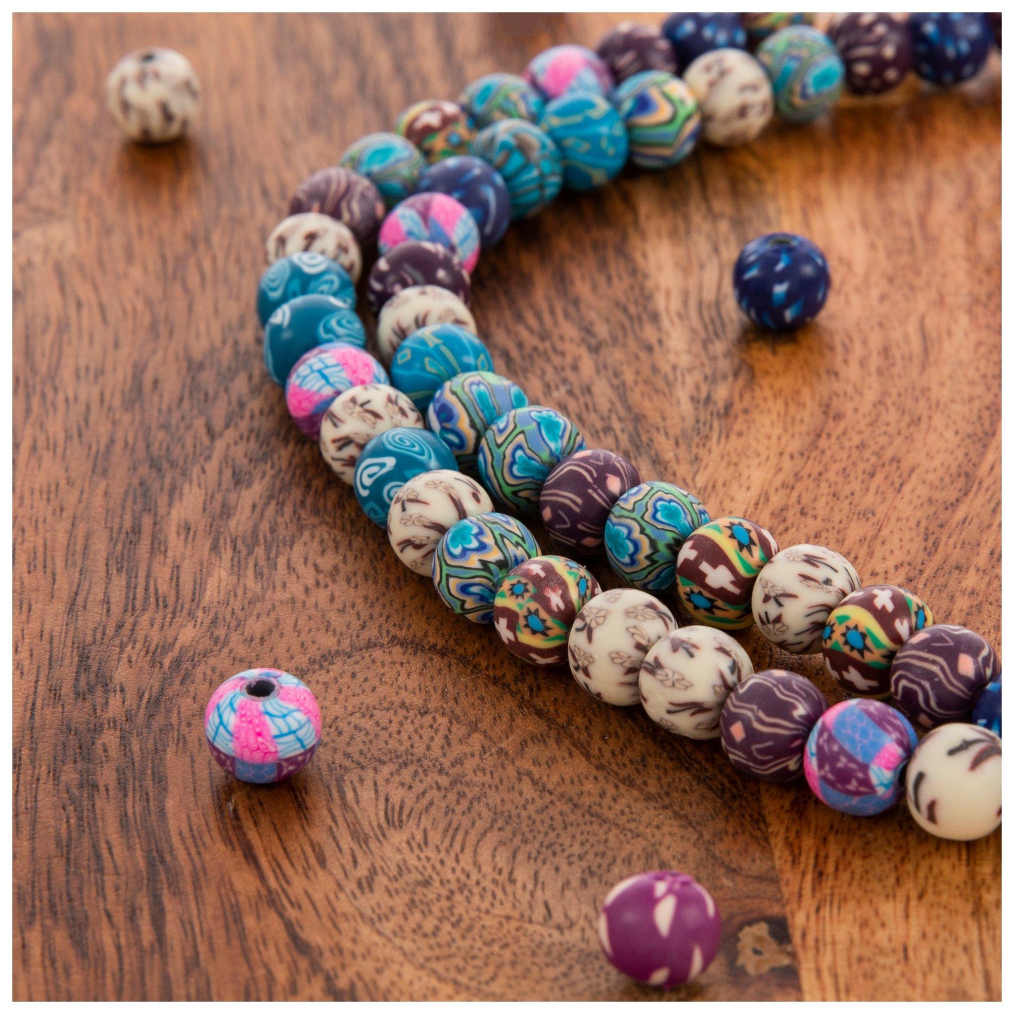 Multi-Pattern Clay Bead Strands