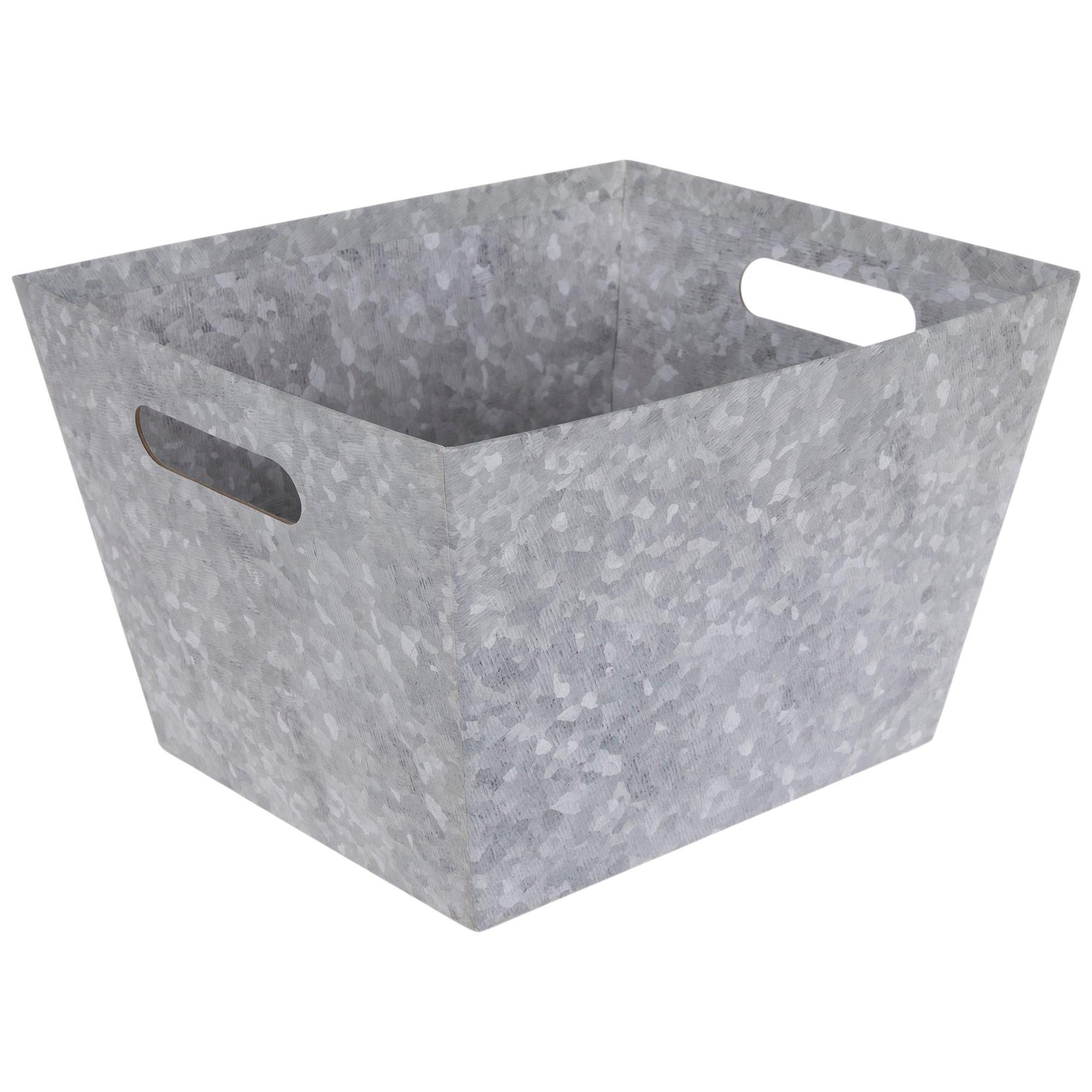 Galvanized Metal Print Container Hobby Lobby 2100840