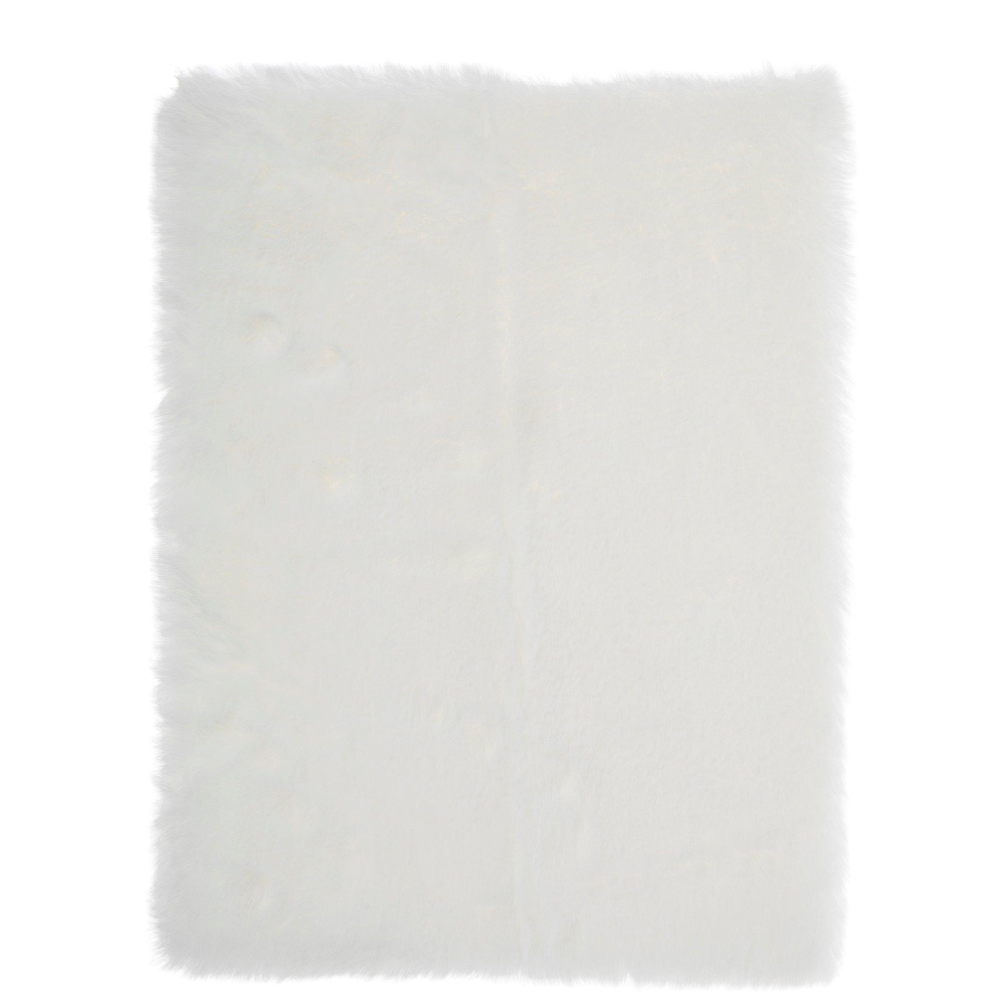 Ivory Long Pile Faux Fur Fabric, Hobby Lobby, 1768399