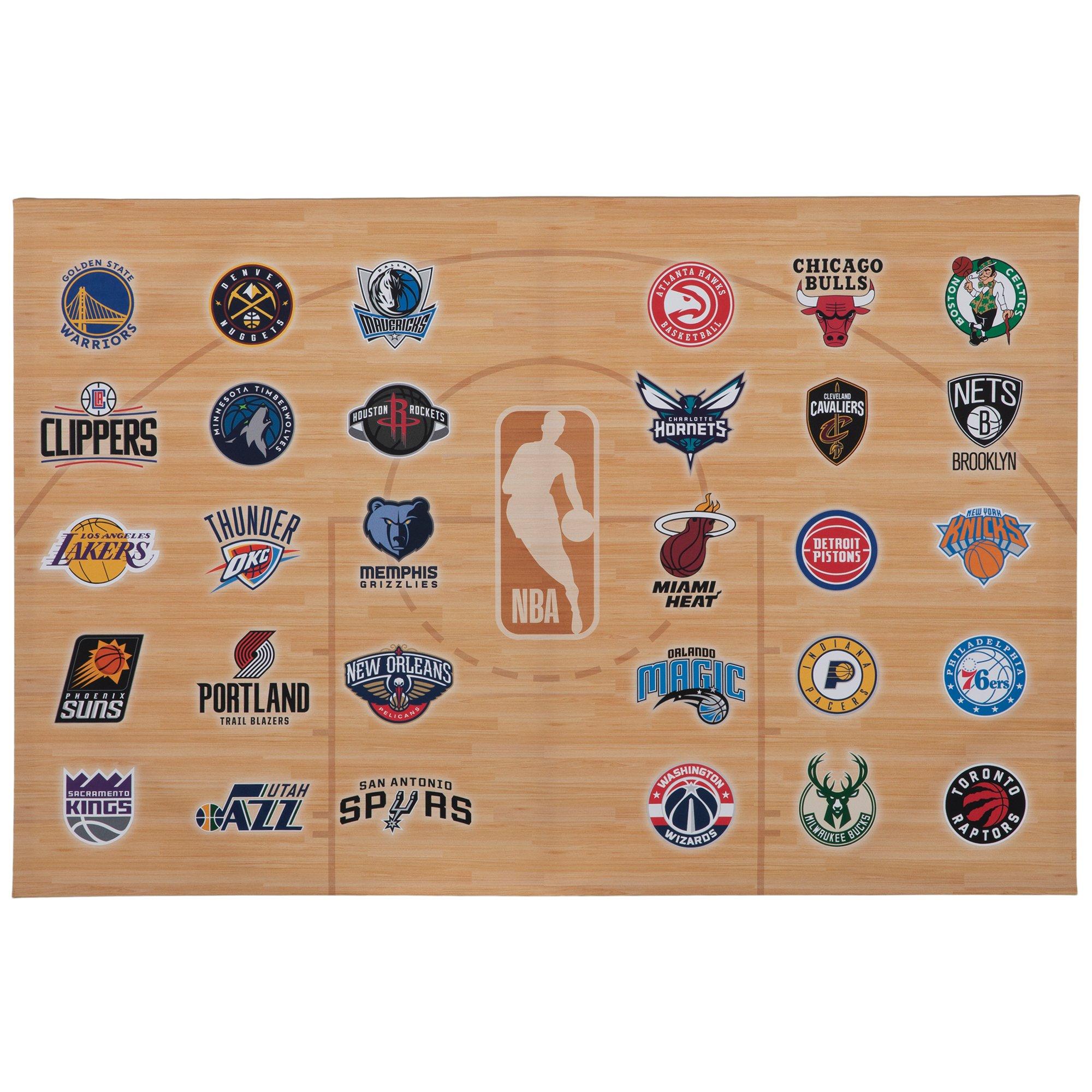 Nba Charlotte Hornets Court Canvas Wall Sign : Target