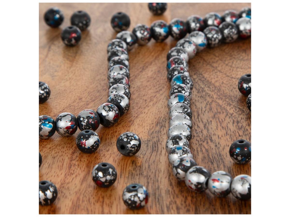 OODECO 【COTTON】BLACK with SILVER BEADS WOOL】BLACK with SILVER BEADS – OODE CO.