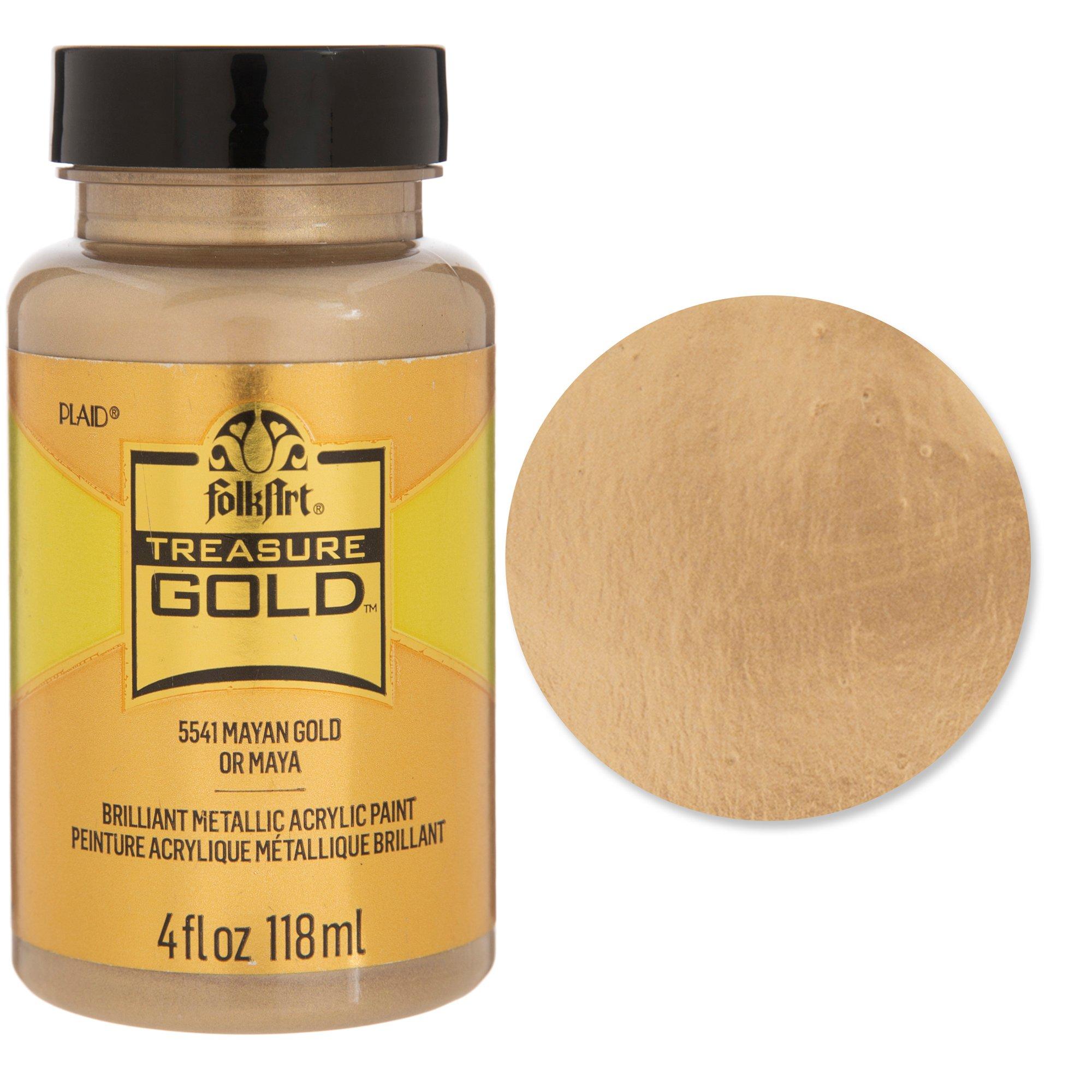 FolkArt Treasure Gold Acrylic Paint Hobby Lobby 2104438