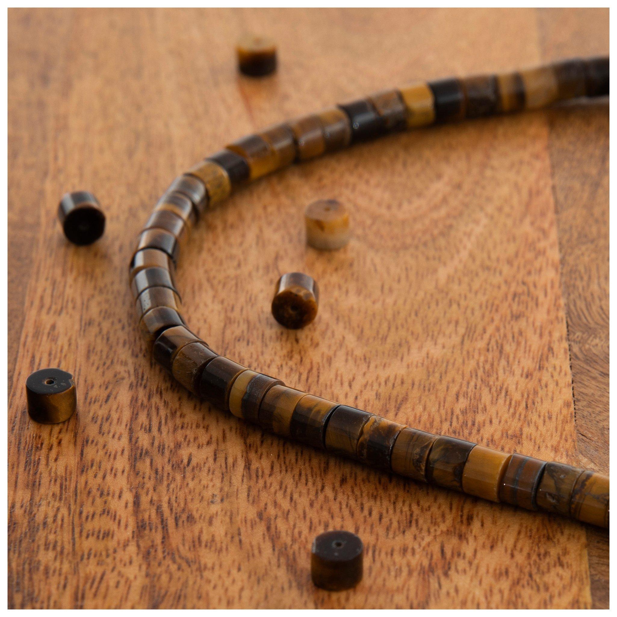Brown Tiger's Eye Heishi Bead Strand Hobby Lobby 2104966