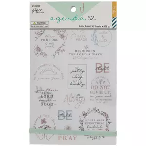 Faith & Florals Foil Stickers