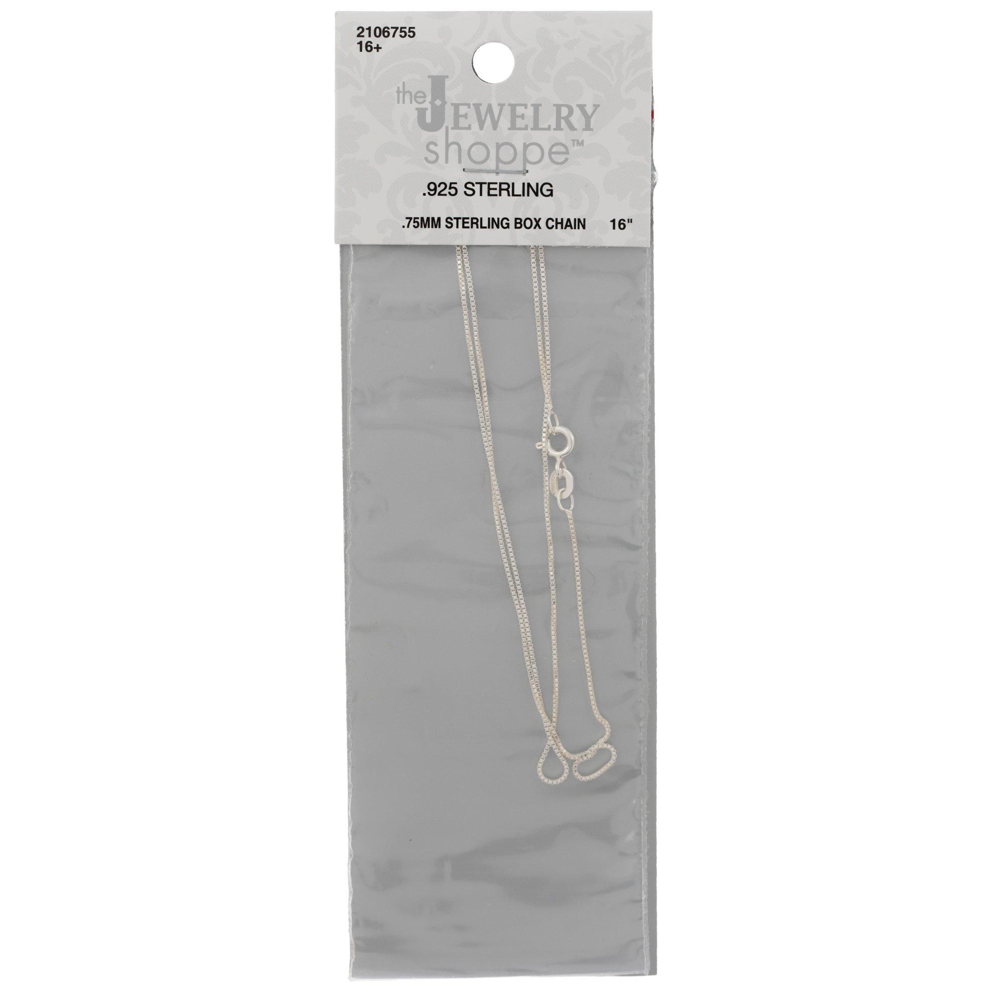 Sterling Silver Box Chain Necklace