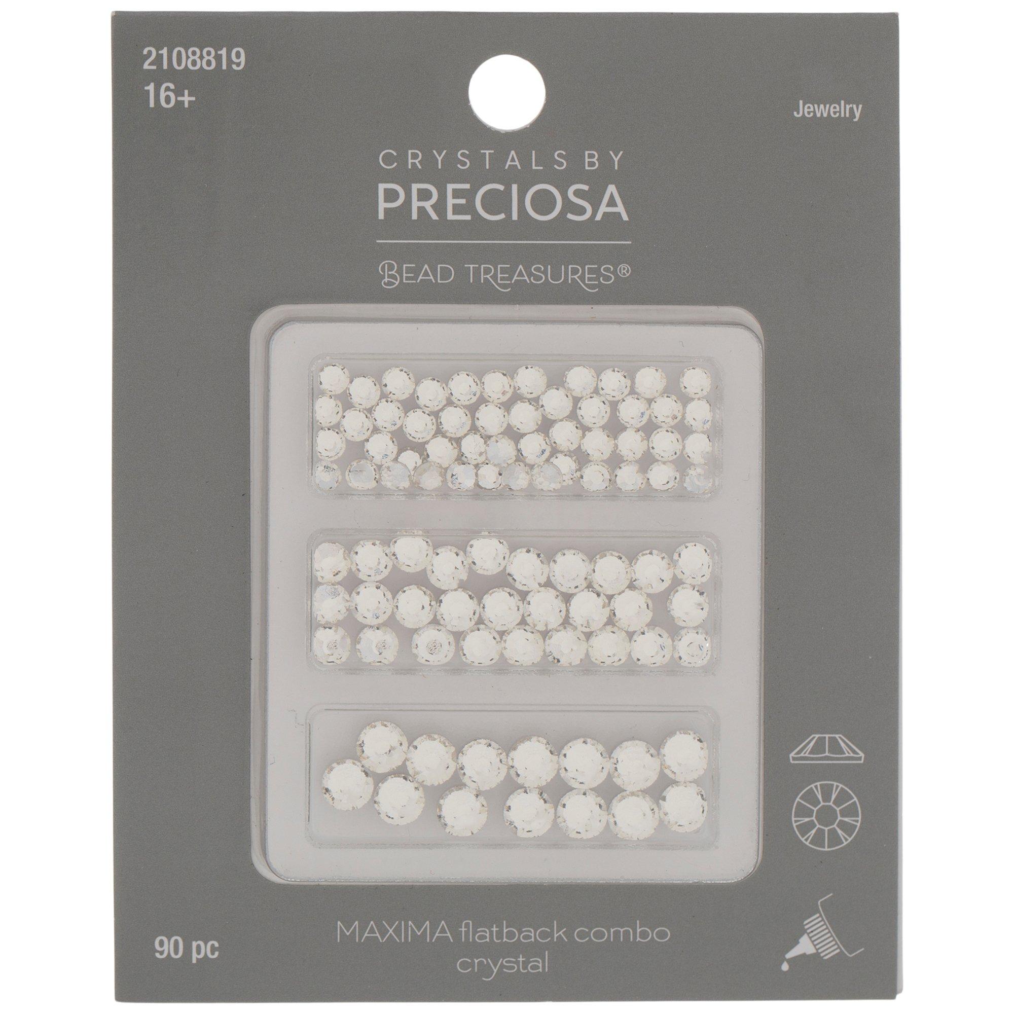 MAXIMA Crystals by Preciosa Flatback Rhinestones Crystal 10ss