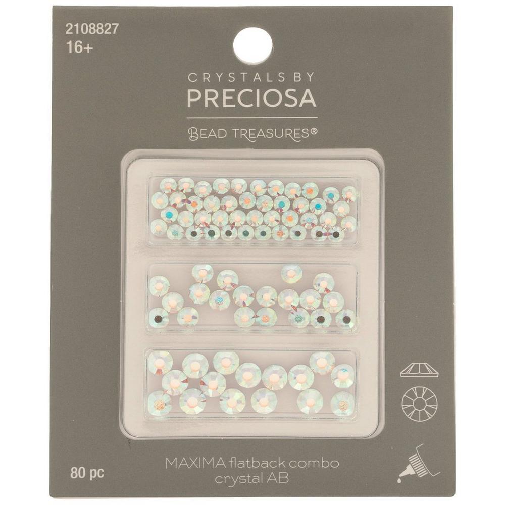 Maxima Flatback Preciosa Crystals Combo | Hobby Lobby | 2108827