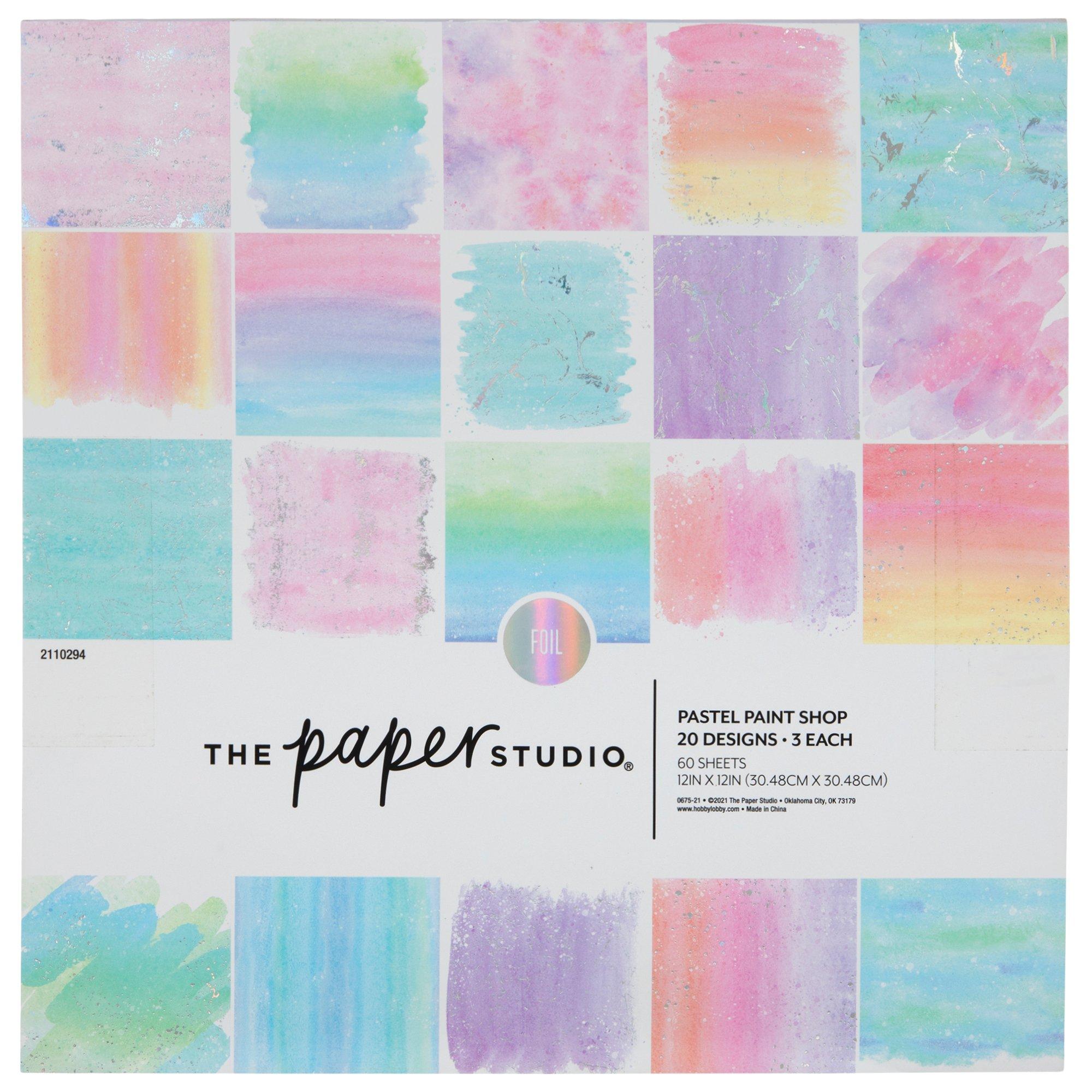 Pastel Paint Shop Foil Paper Pack - 12 x 12, Hobby Lobby