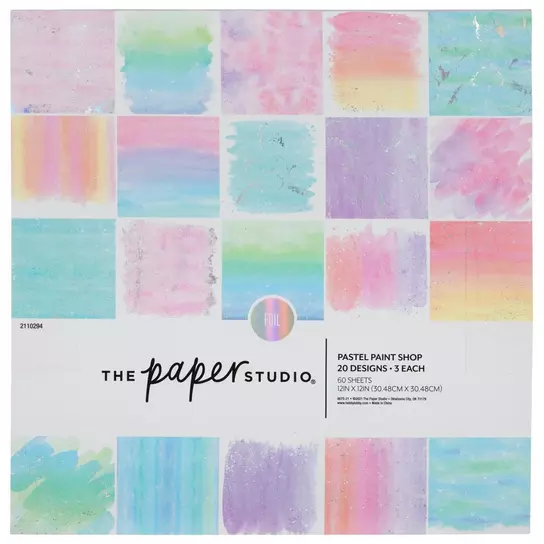 Pastel Paint Shop Foil Paper Pack - 12 x 12