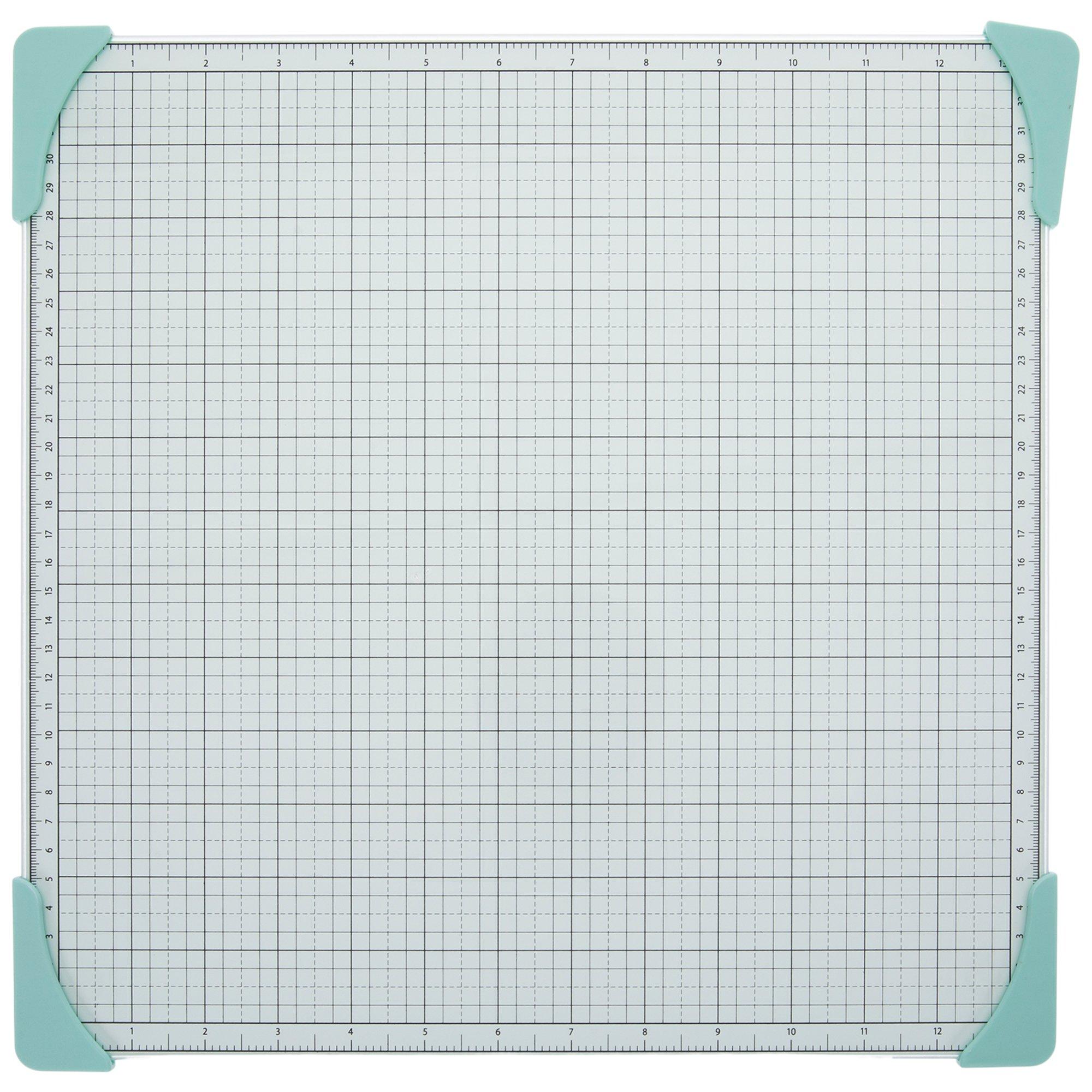 Crafter's Companion Glass Cutting Mat 13 x 19 Cutting Gluing Inking Card  Size