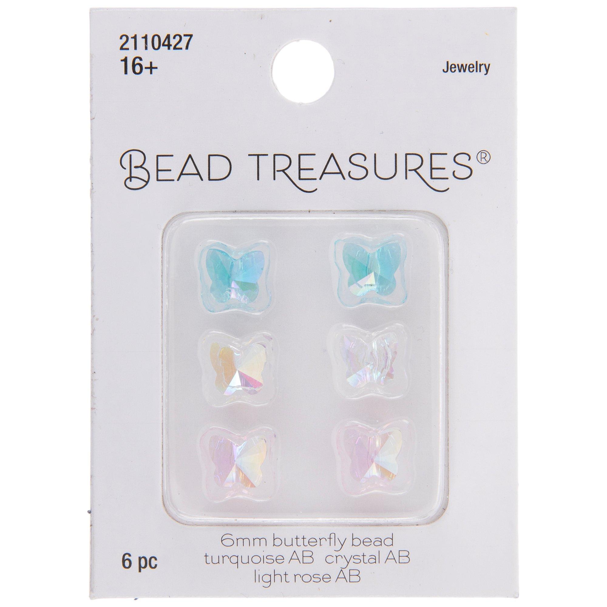 AB Butterfly Beads 6mm Hobby Lobby 2110427