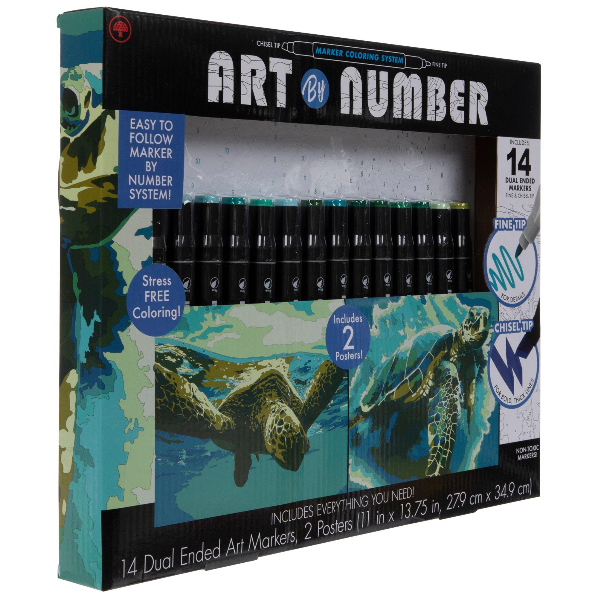 SNMUW Paint by Number for Adults Sea Turtle Adult Paint by Number