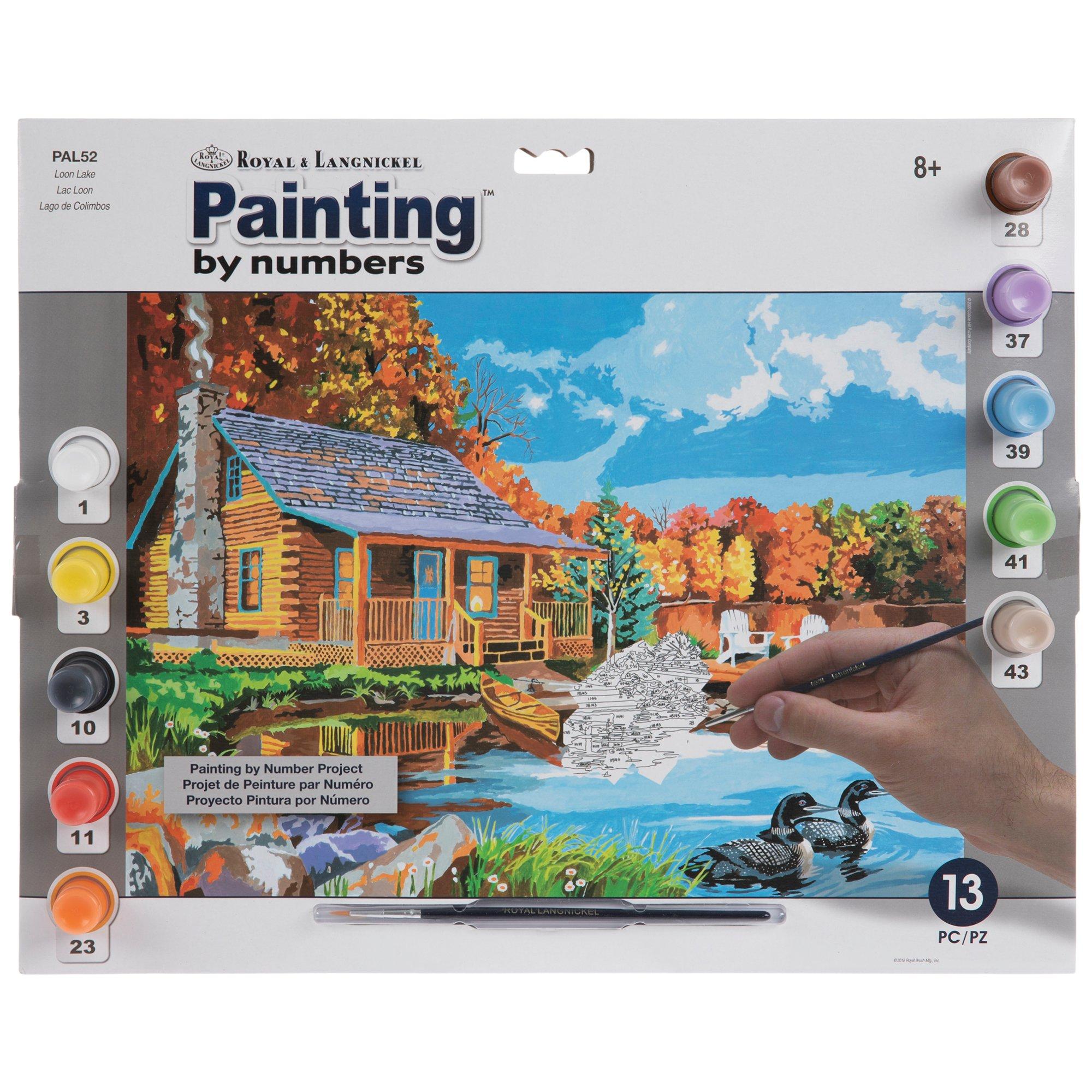 Waterside Lighthouse Paint By Number Kit, Hobby Lobby