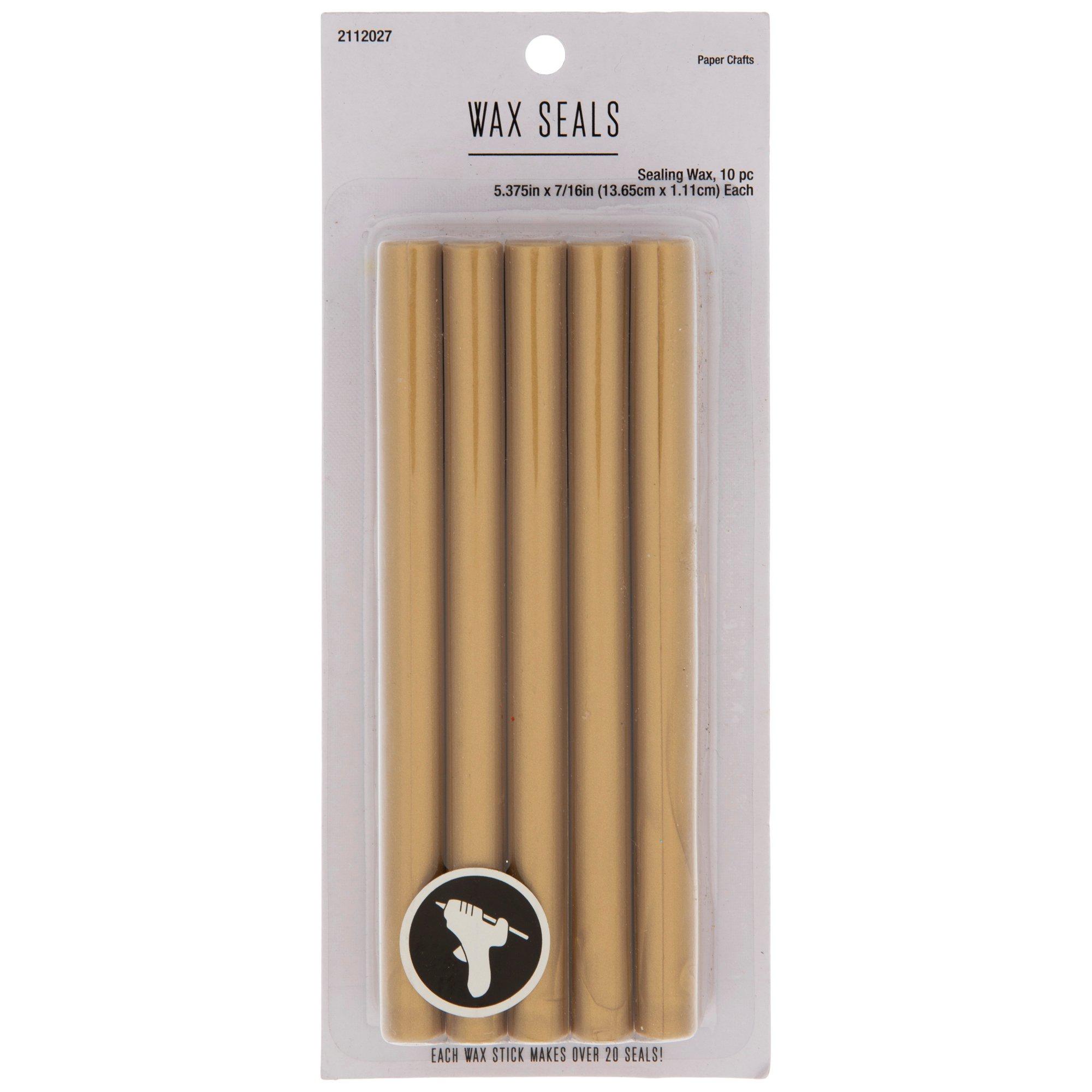 Amber Gold Sealing Wax Pack Of 5 Sticks