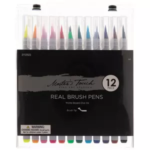 Brite Crown Multicolor Watercolor Pen Set – 24 Brush Pens & Refillable  Water Brush, 24 Pens & 1 Paper Pad - Kroger