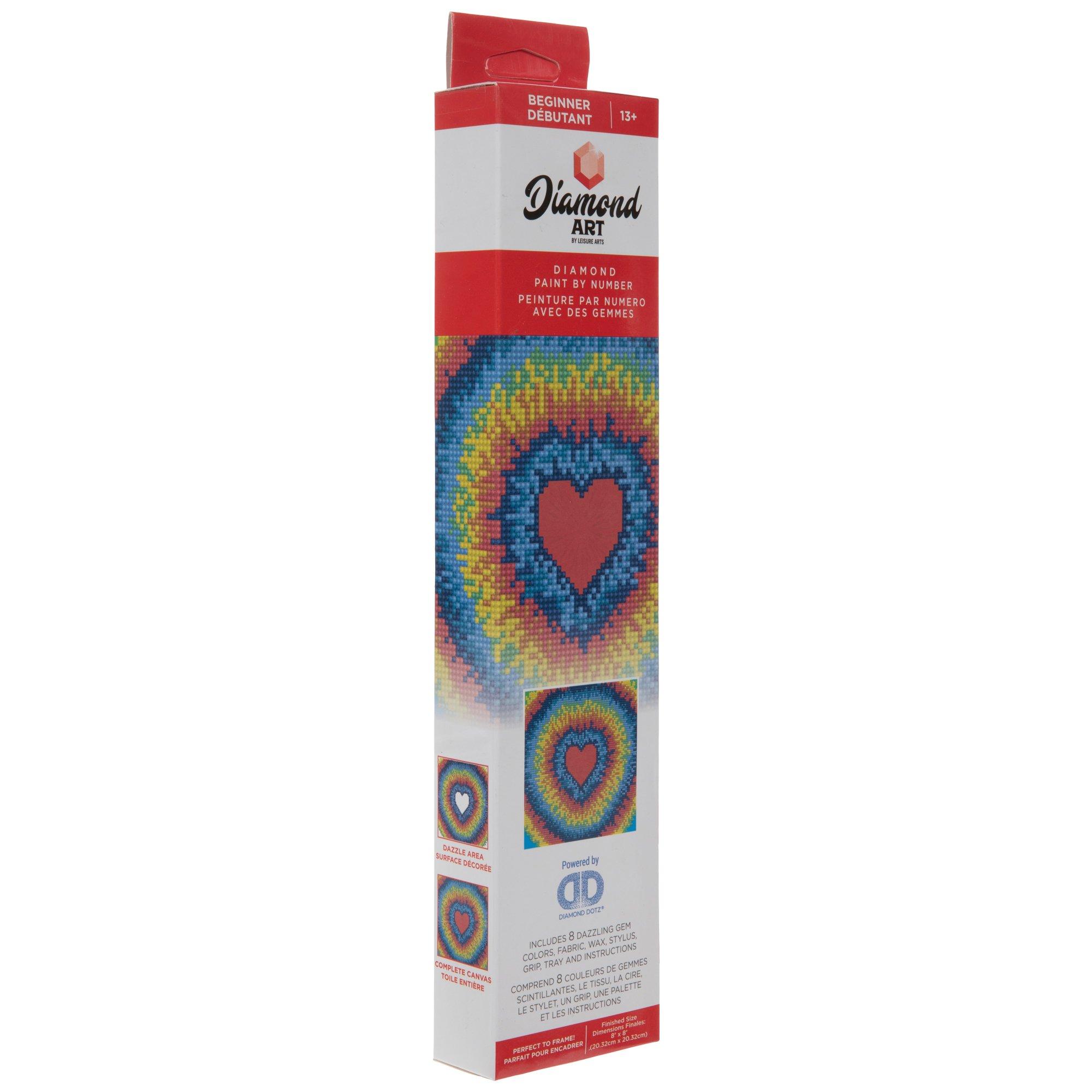 Tie Dye Heart Diamond Beginner Kit, Hobby Lobby