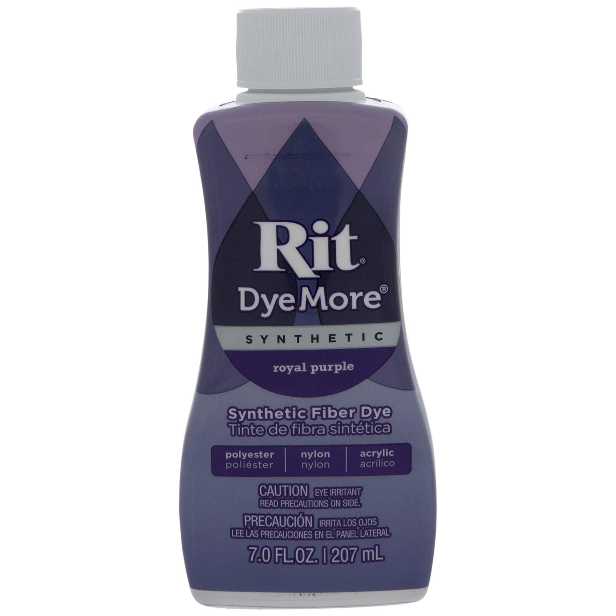 RIT Liquid Fabric Dye, DyeMore Synthetic Dye, 207ml ROYAL PURPLE  885967024920